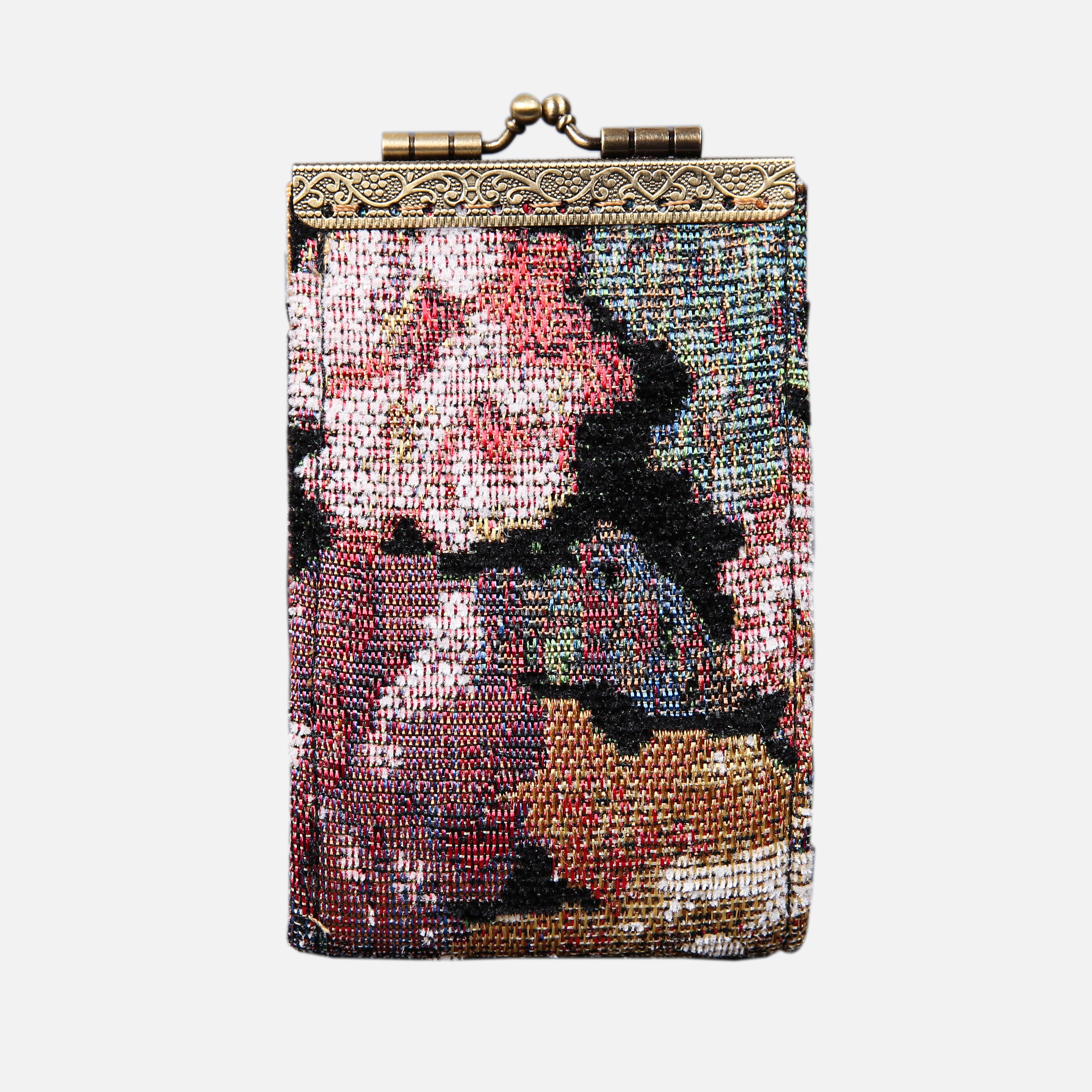 Floral Rose Card Wallet MCW Handmade-2