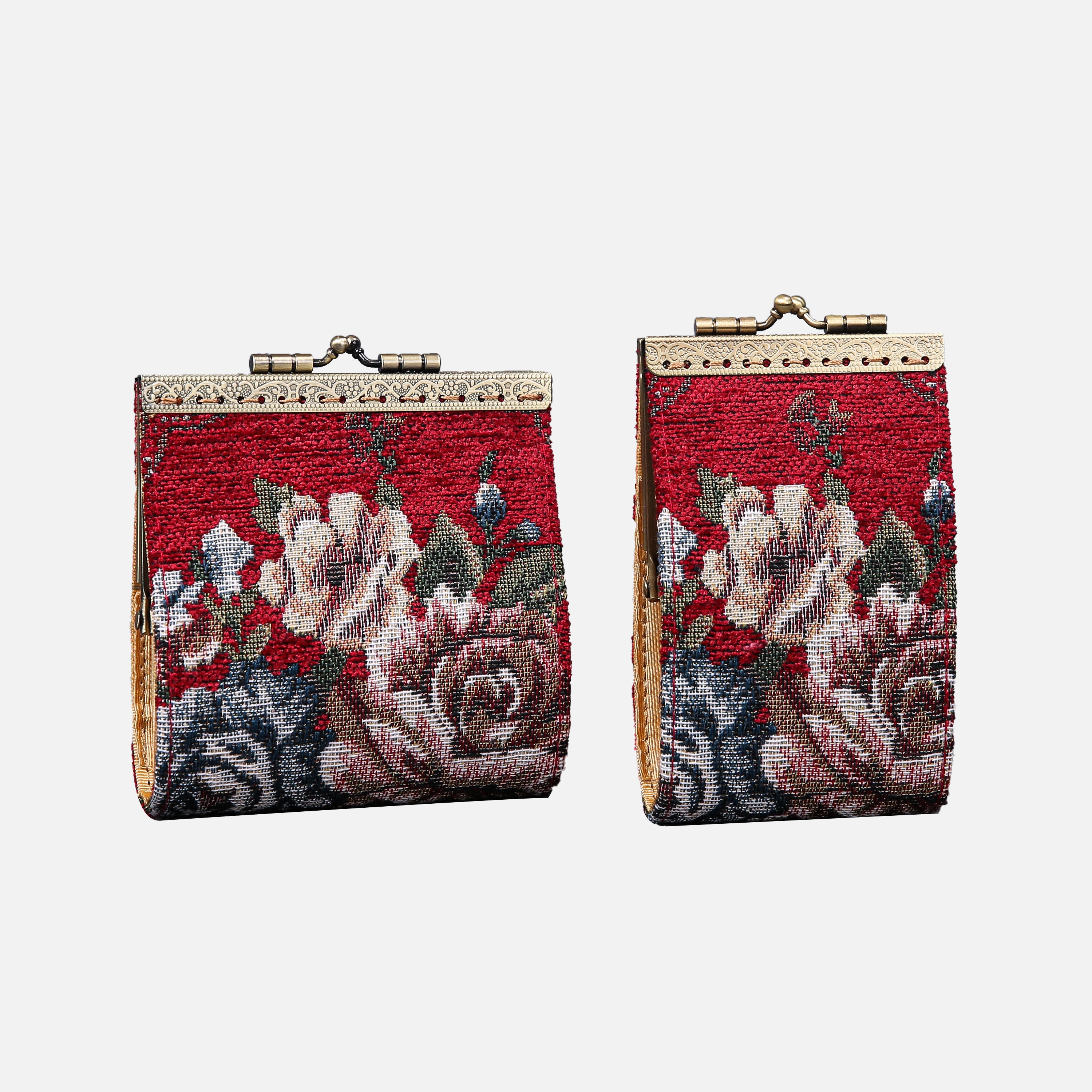 Floral Wine Card Wallet MCW Handmade
