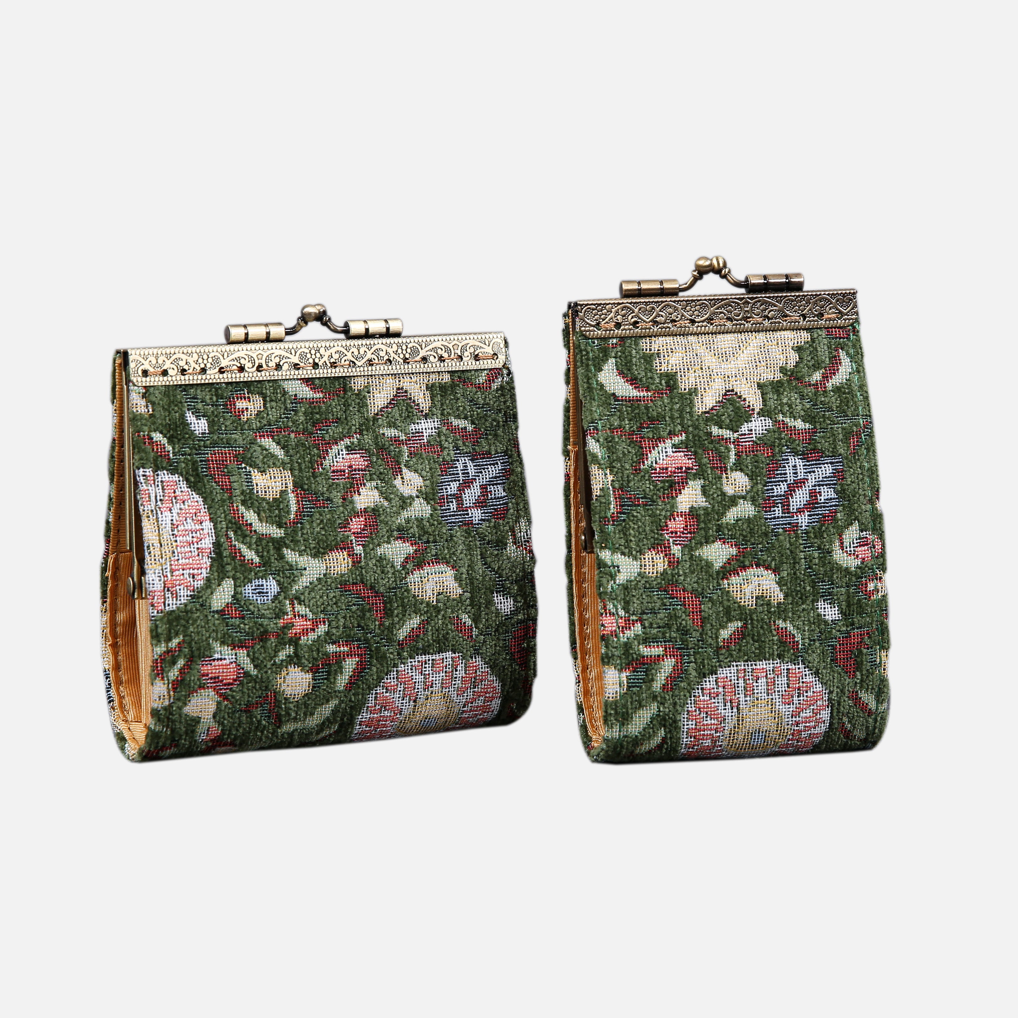 Oriental Arugula Green Card Wallet MCW Handmade
