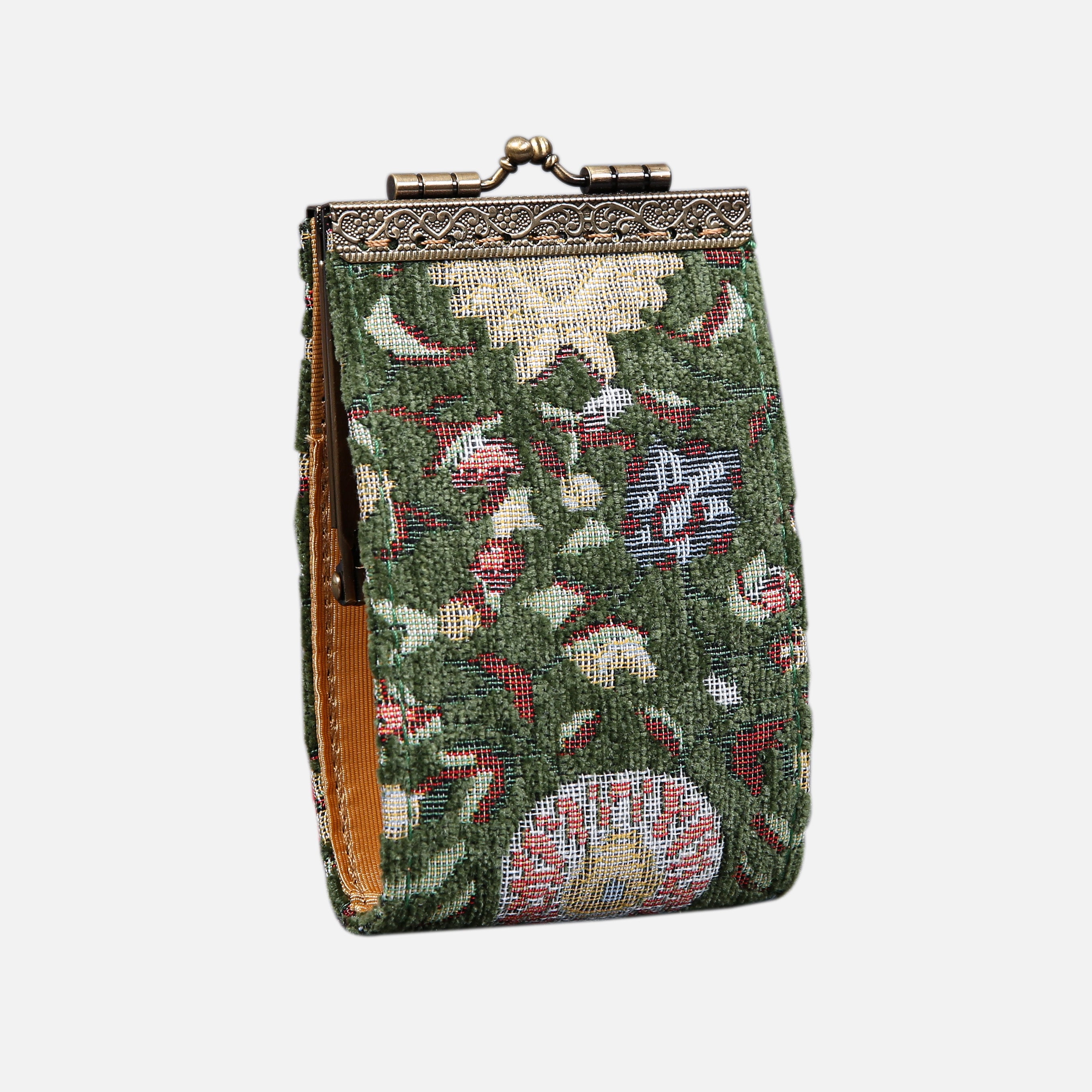 Oriental Arugula Green Card Wallet MCW Handmade-1