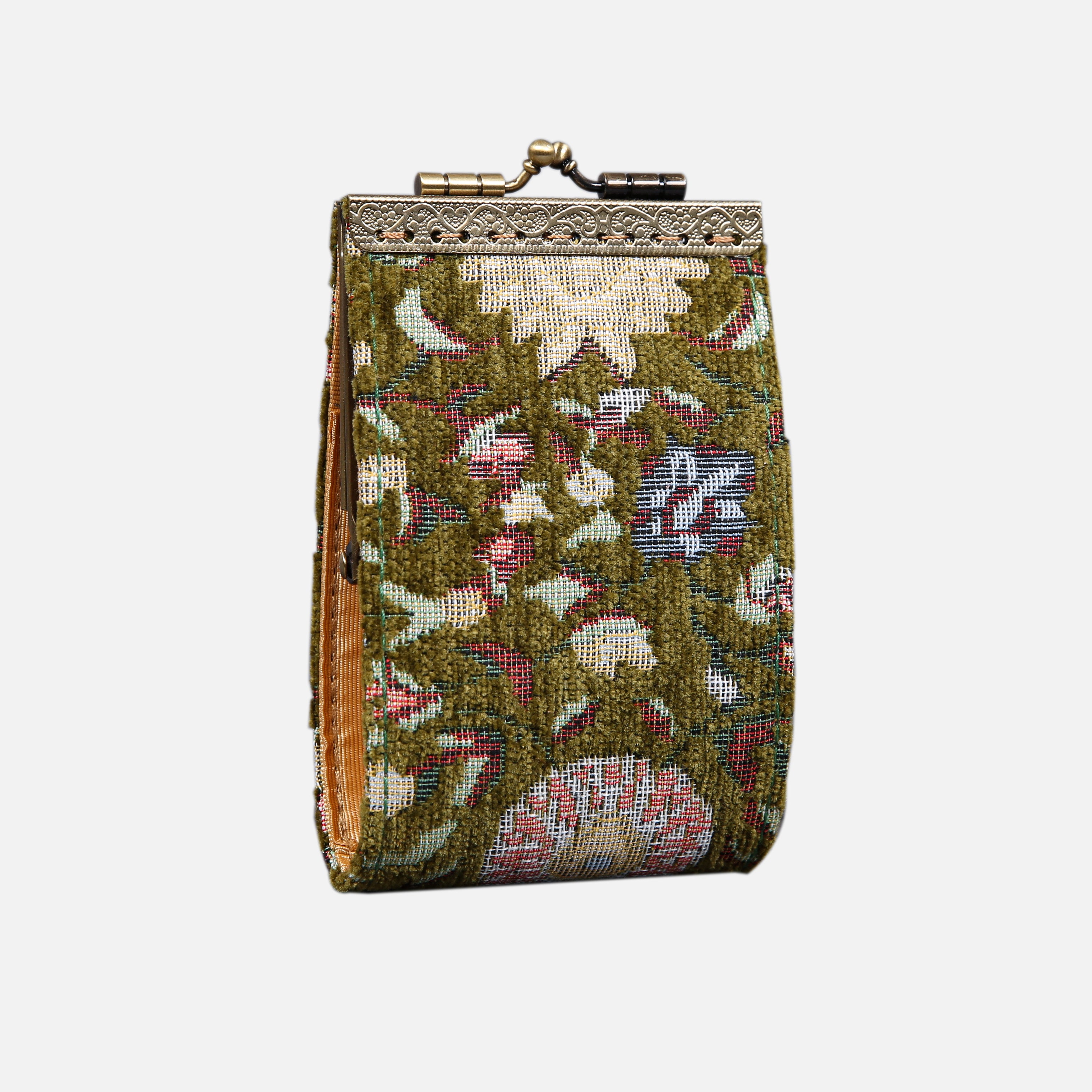 Oriental Avocado Card Wallet MCW Handmade-2