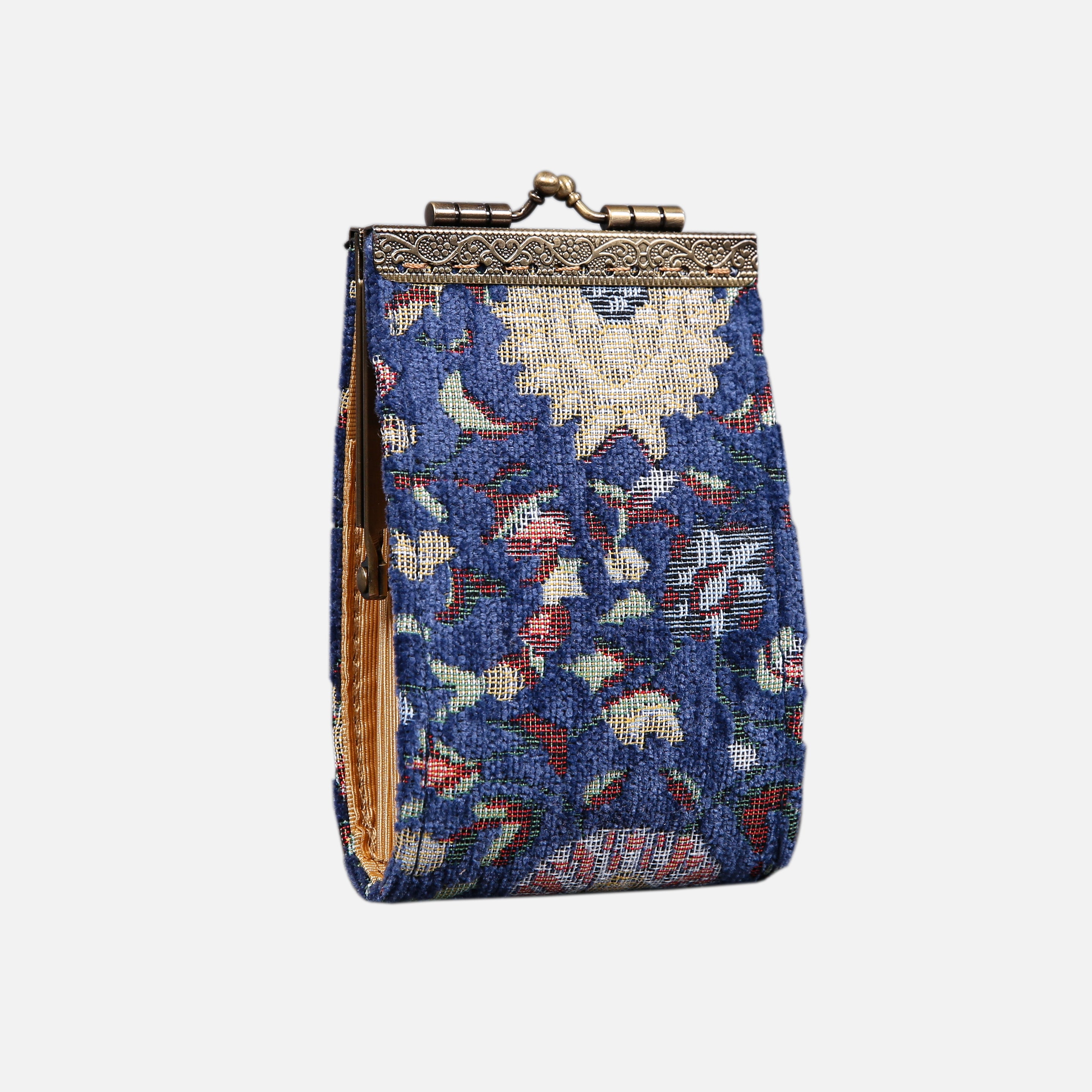 Oriental Blue Card Wallet MCW Handmade-2