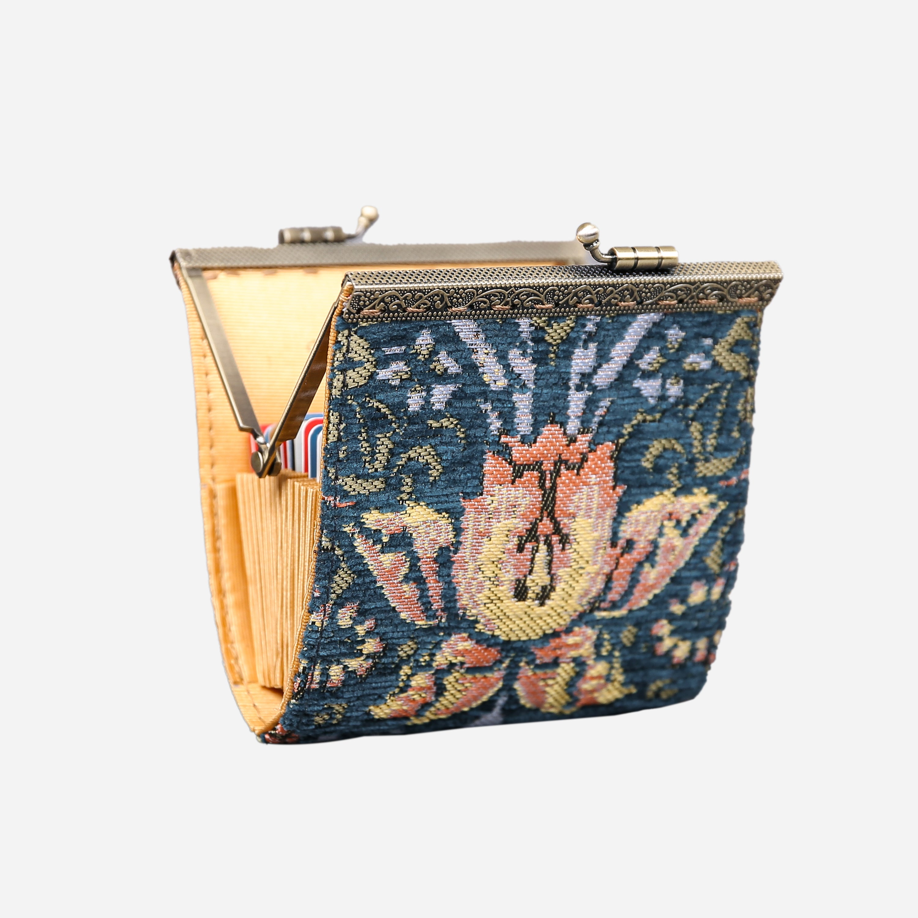 William Morris Strawberry Thief Card Wallet MCW Handmade-4