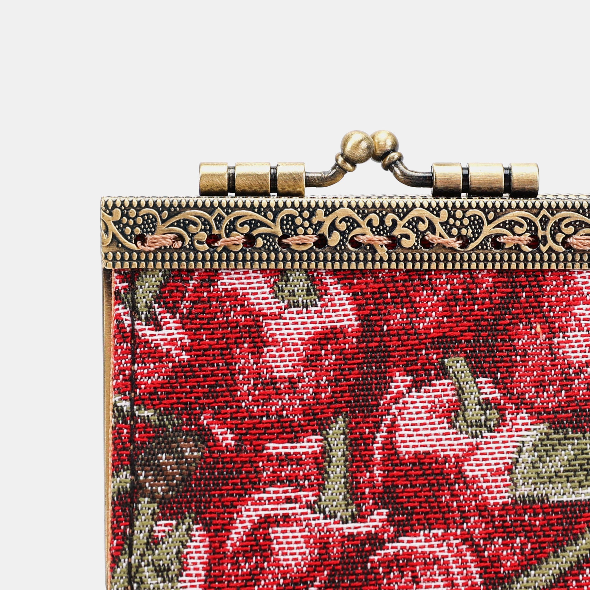 Cherry Cascade Card Wallet Carpetbag of America 11 slots details