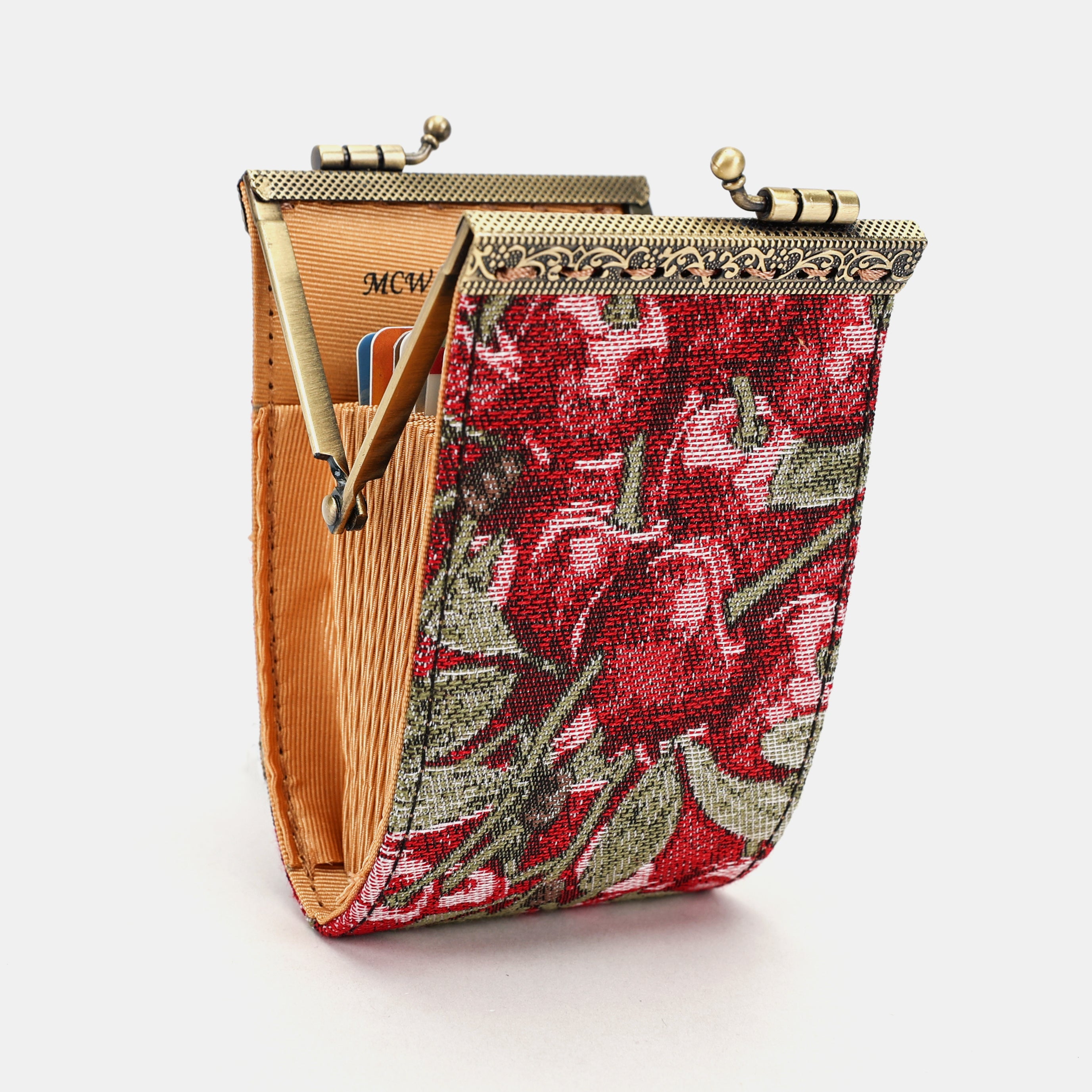 11 slots Cherry Cascade Card Wallet Carpetbag of America opening