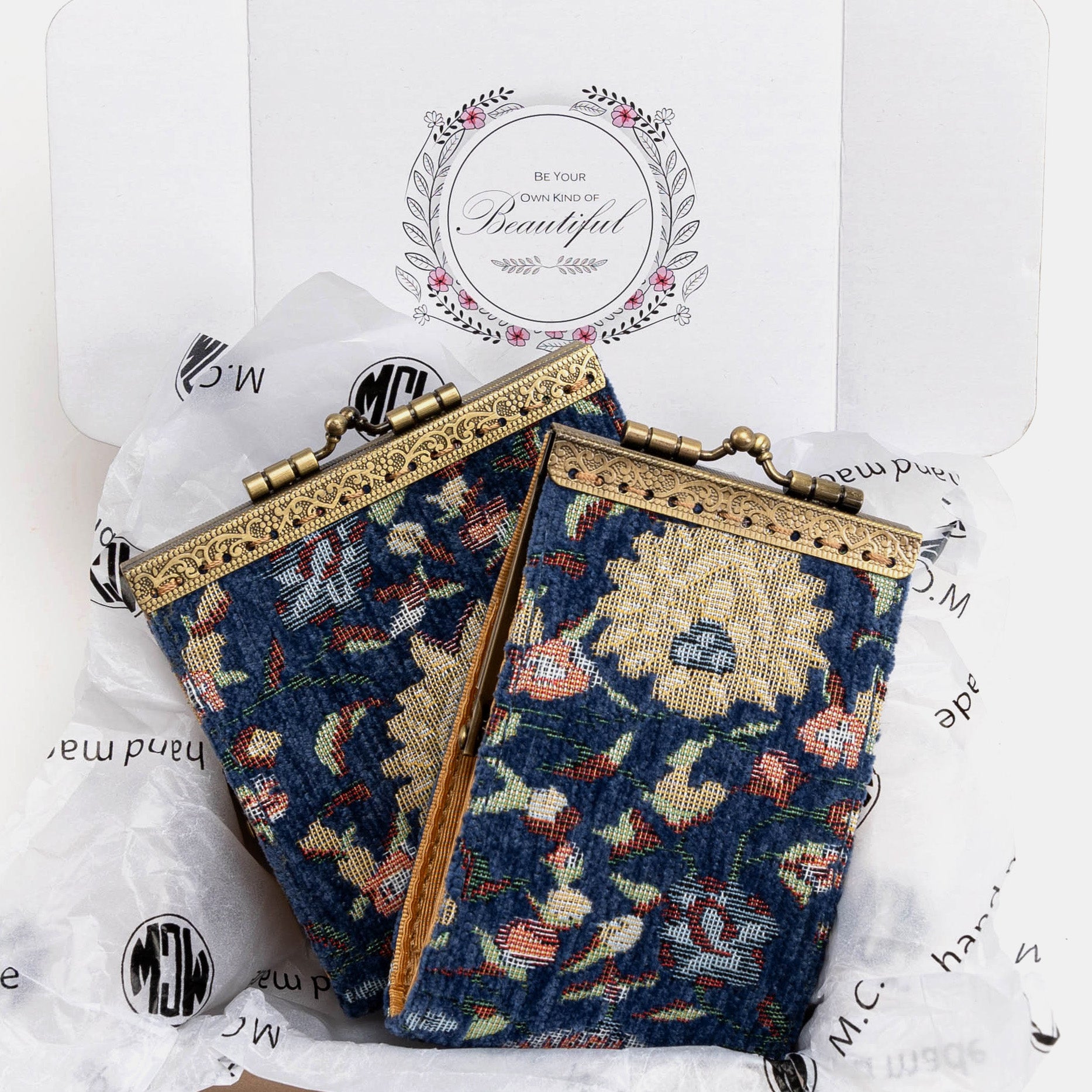 Oriental Blue Card Wallet