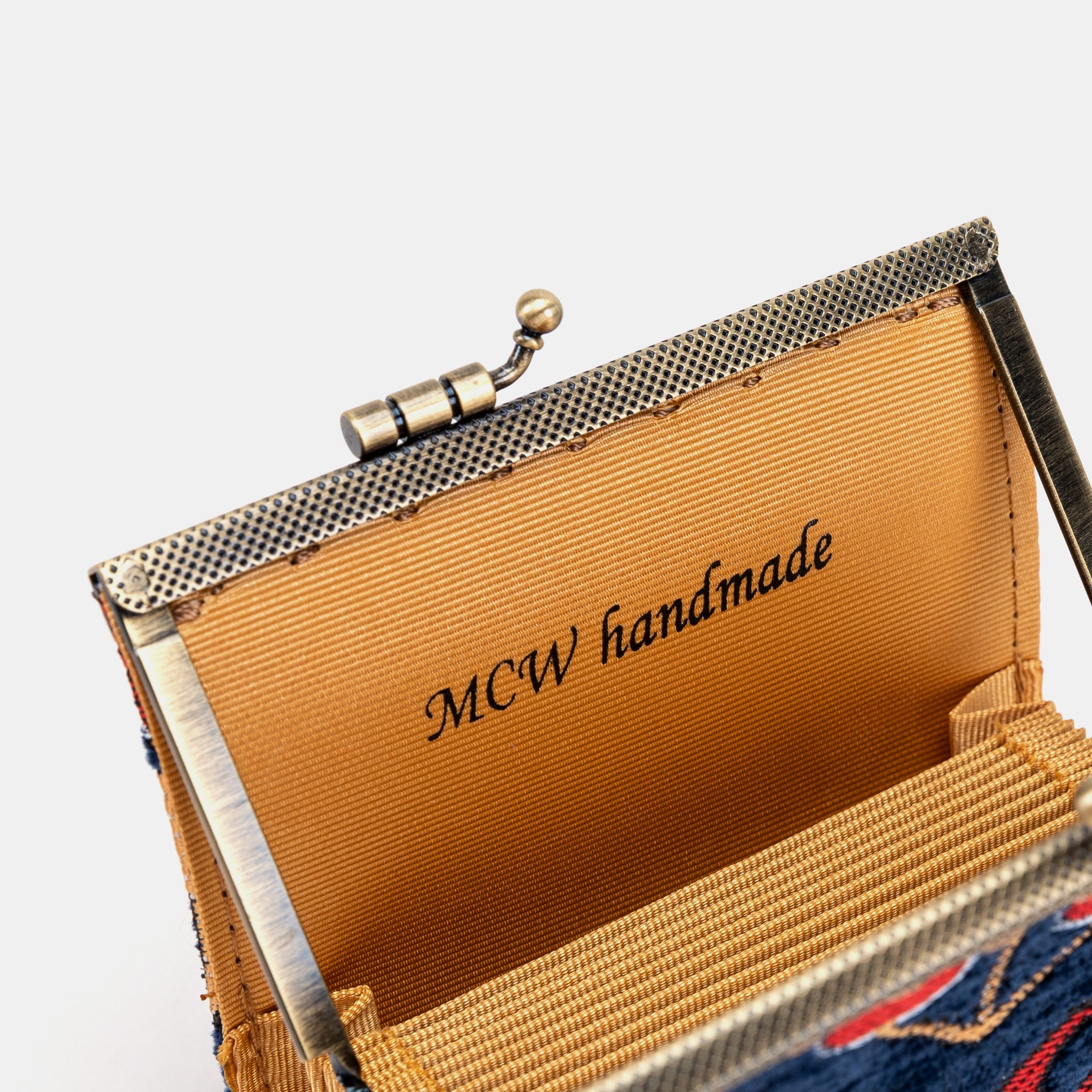 Opium Poppy  Card Wallet Carpetbag logo