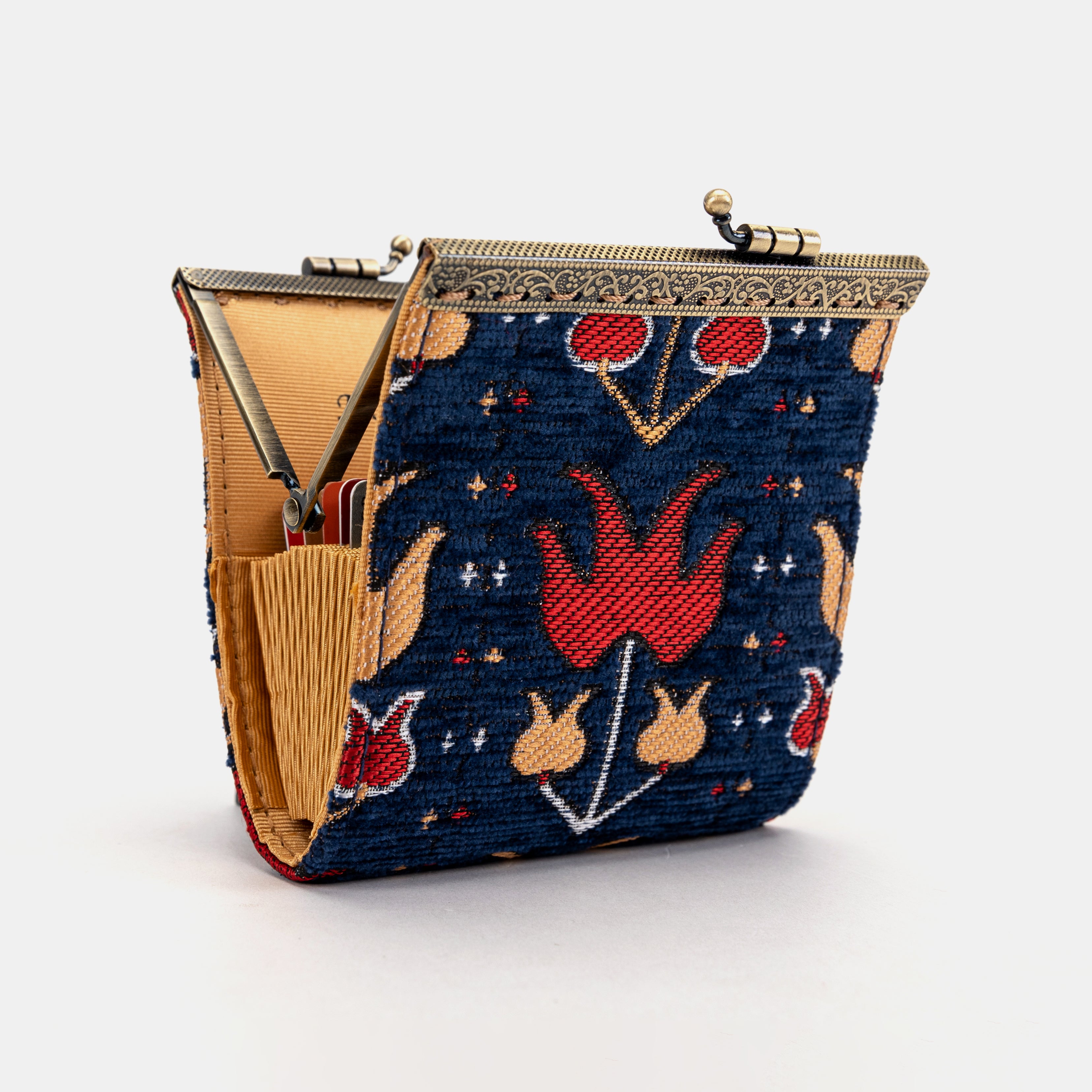 Opium Poppy  Card Wallet Carpetbag side