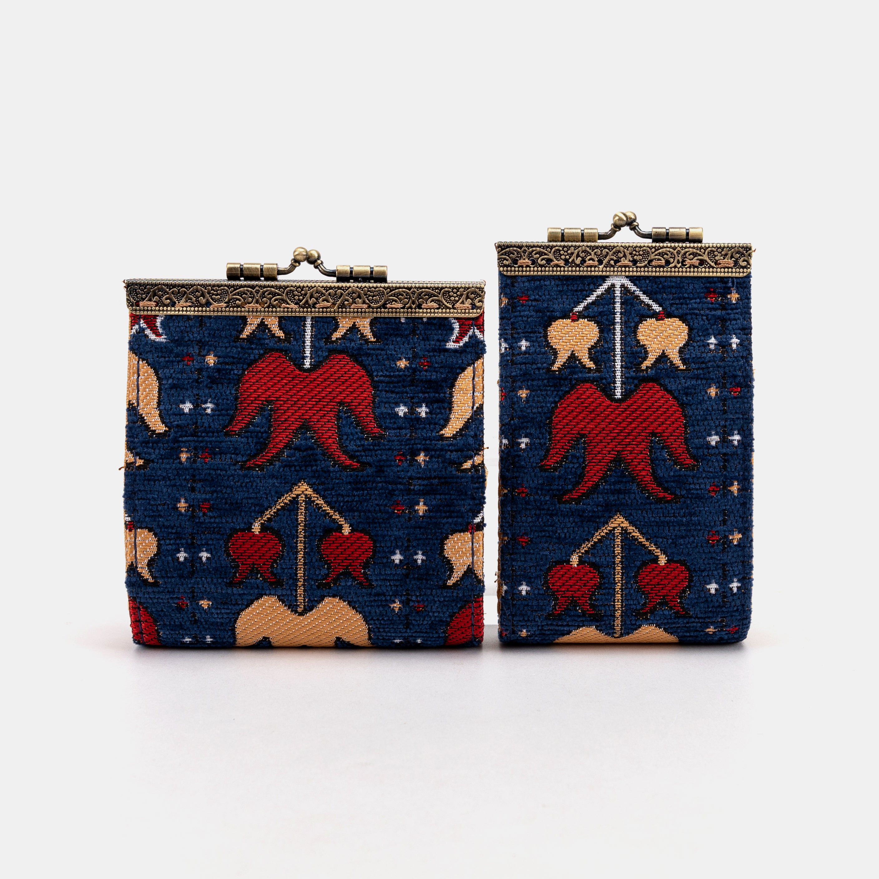 Opium Poppy  Card Wallet Carpetbag back