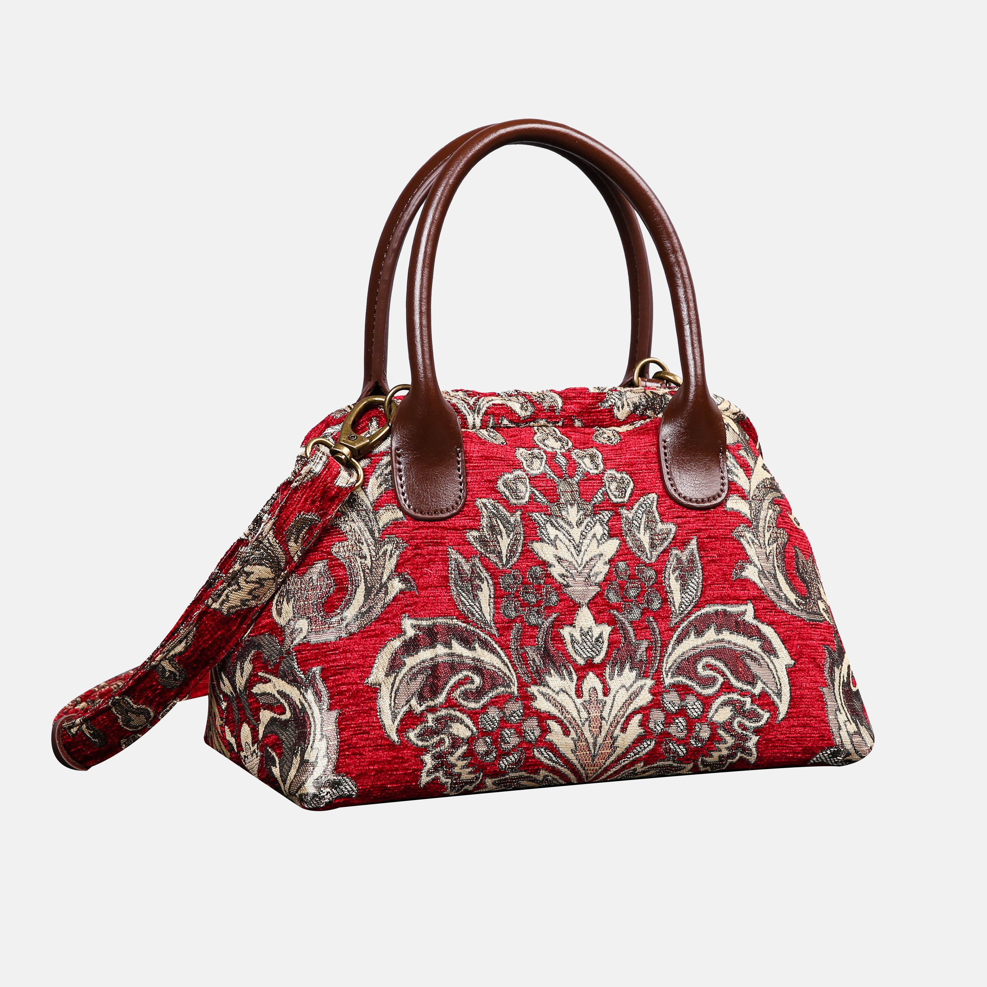 Victorian Blossom R-G Carpet Satchel carpet bag MCW Handmade