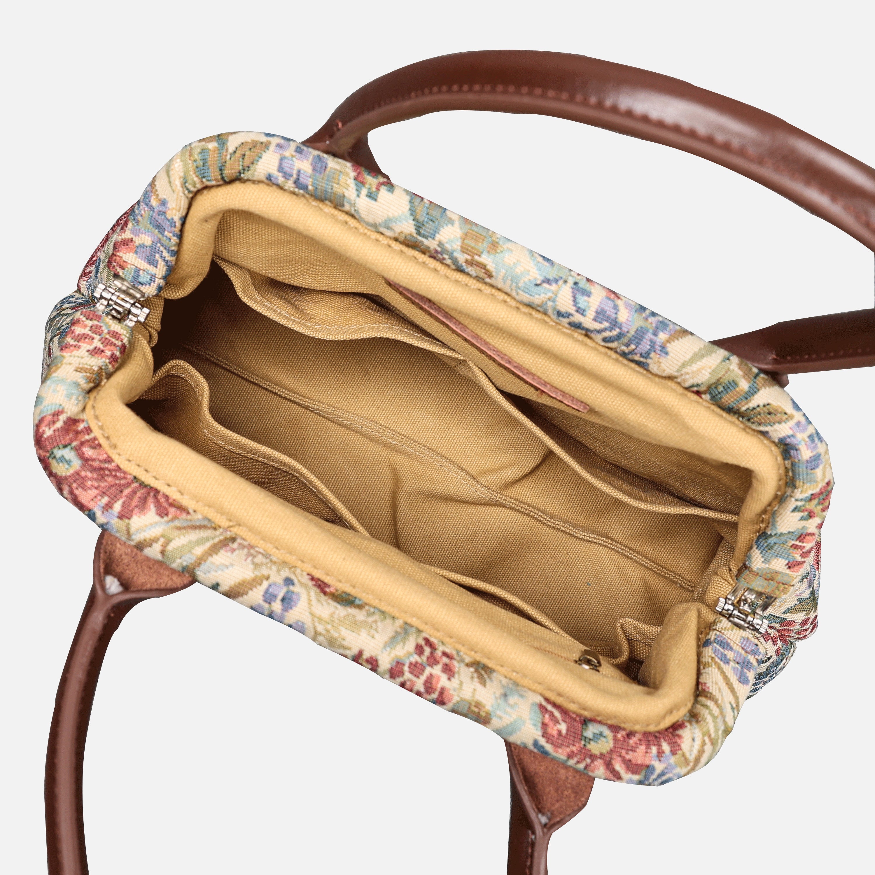 Spring Valley Mint Carpet Satchel carpet bag MCW Handmade-5