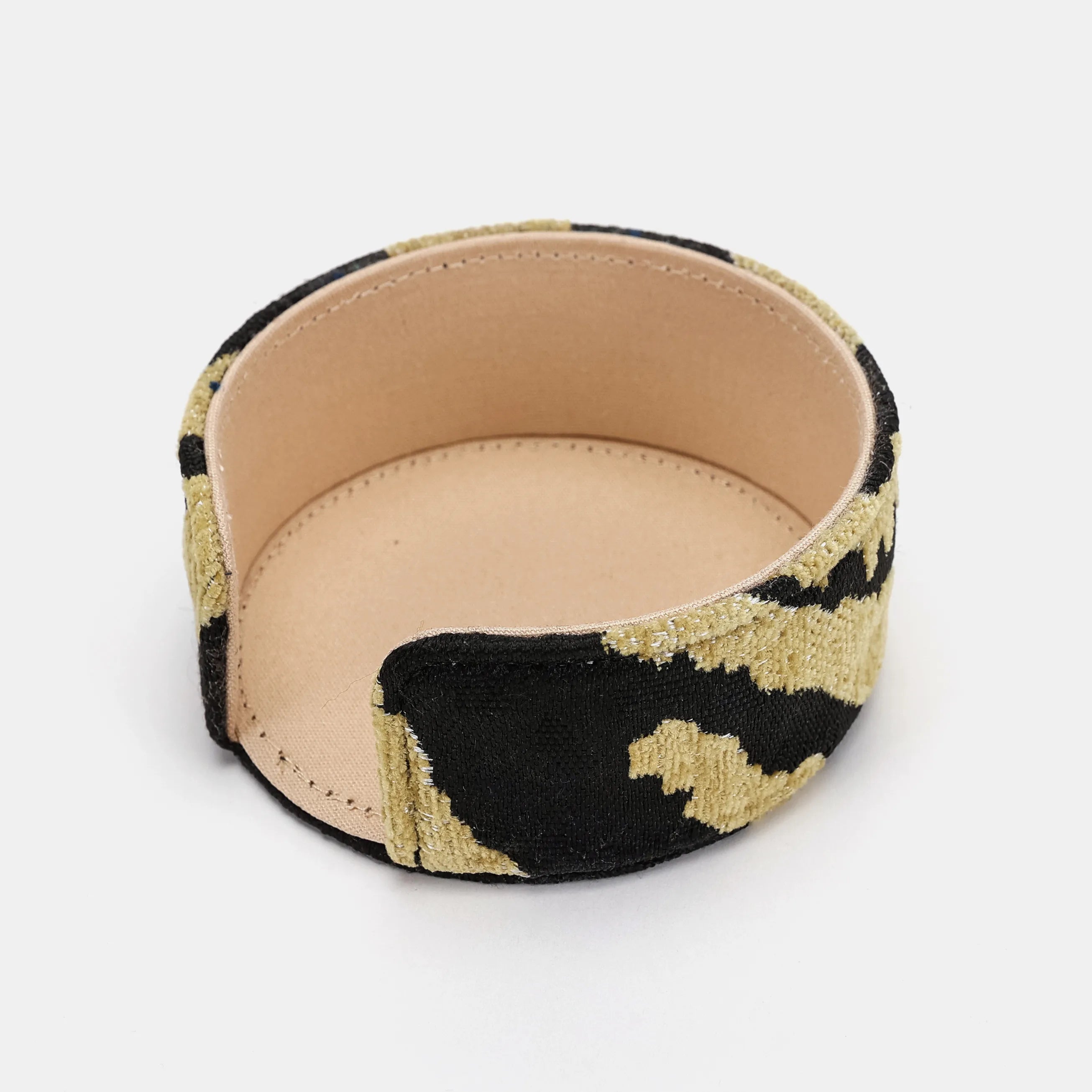 Tiger Stripe Round Coaster Set with Holder of America-holder