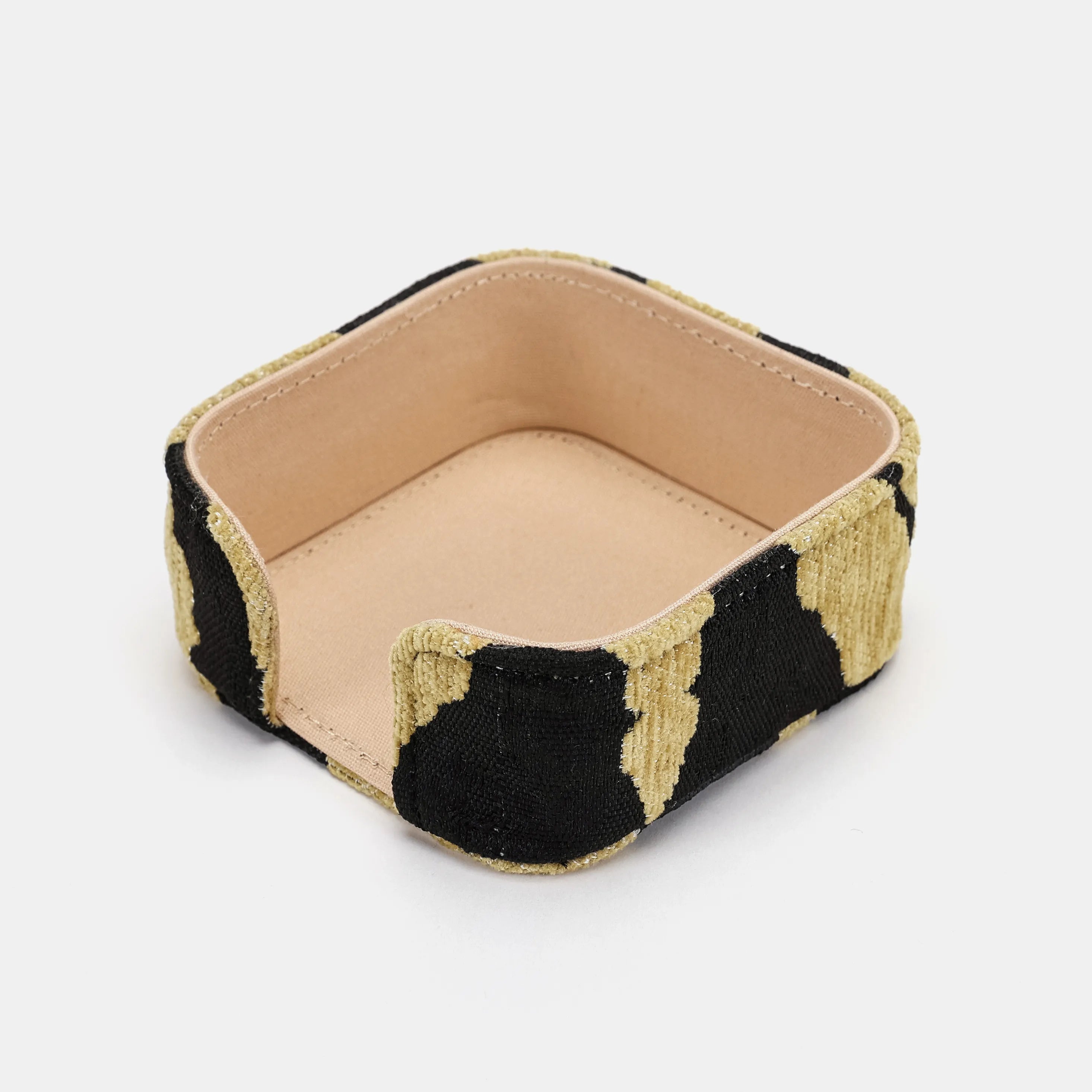 Tiger Stripe Square Coaster Set with Holder of America-holder