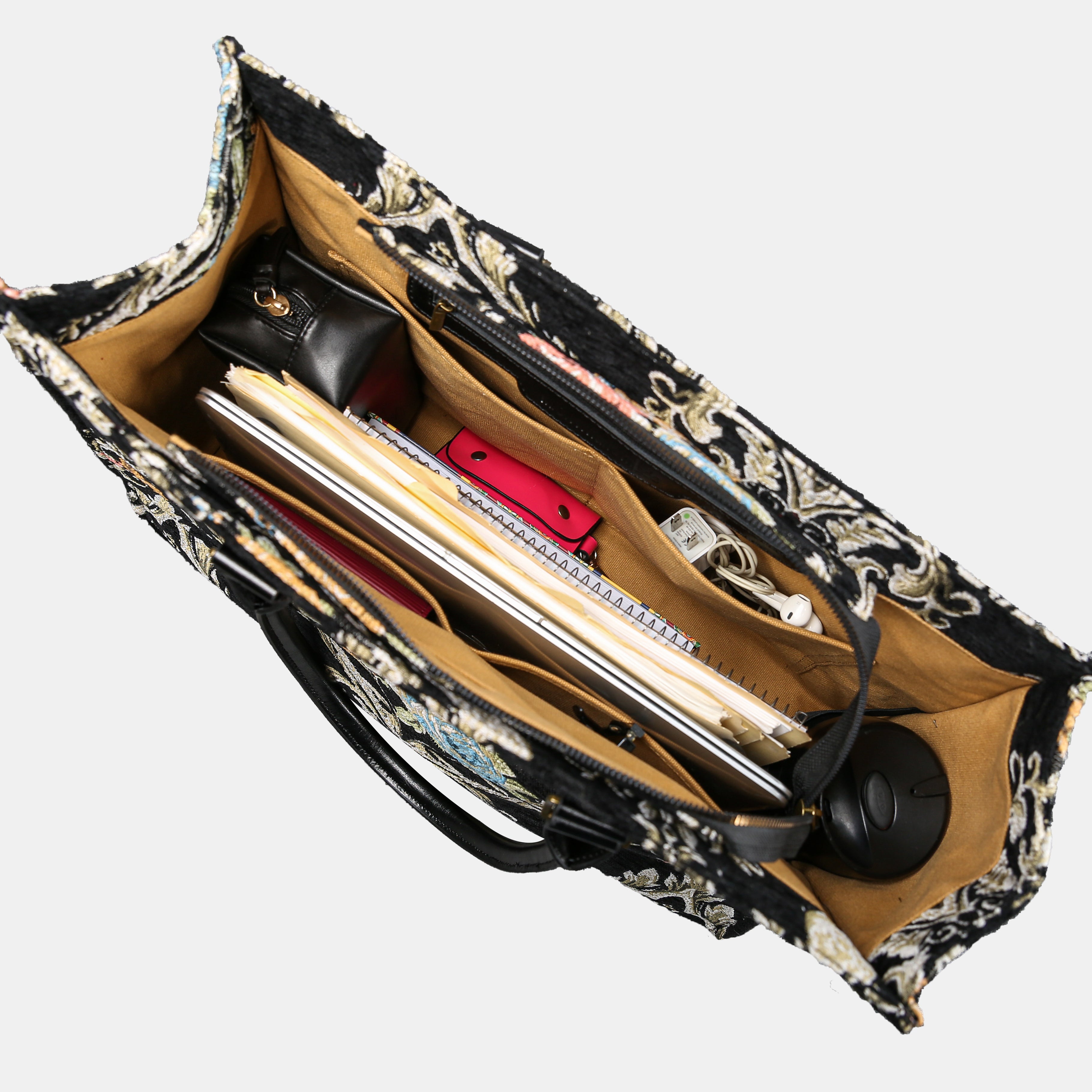 Eternal Elegance Laptop Work Tote  MCW Handmade-3