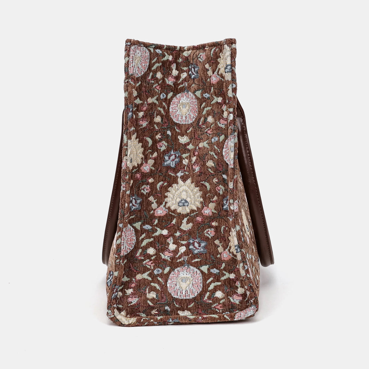 Bouquet Rose Coffee Laptop Work Tote Carpetbag of America side