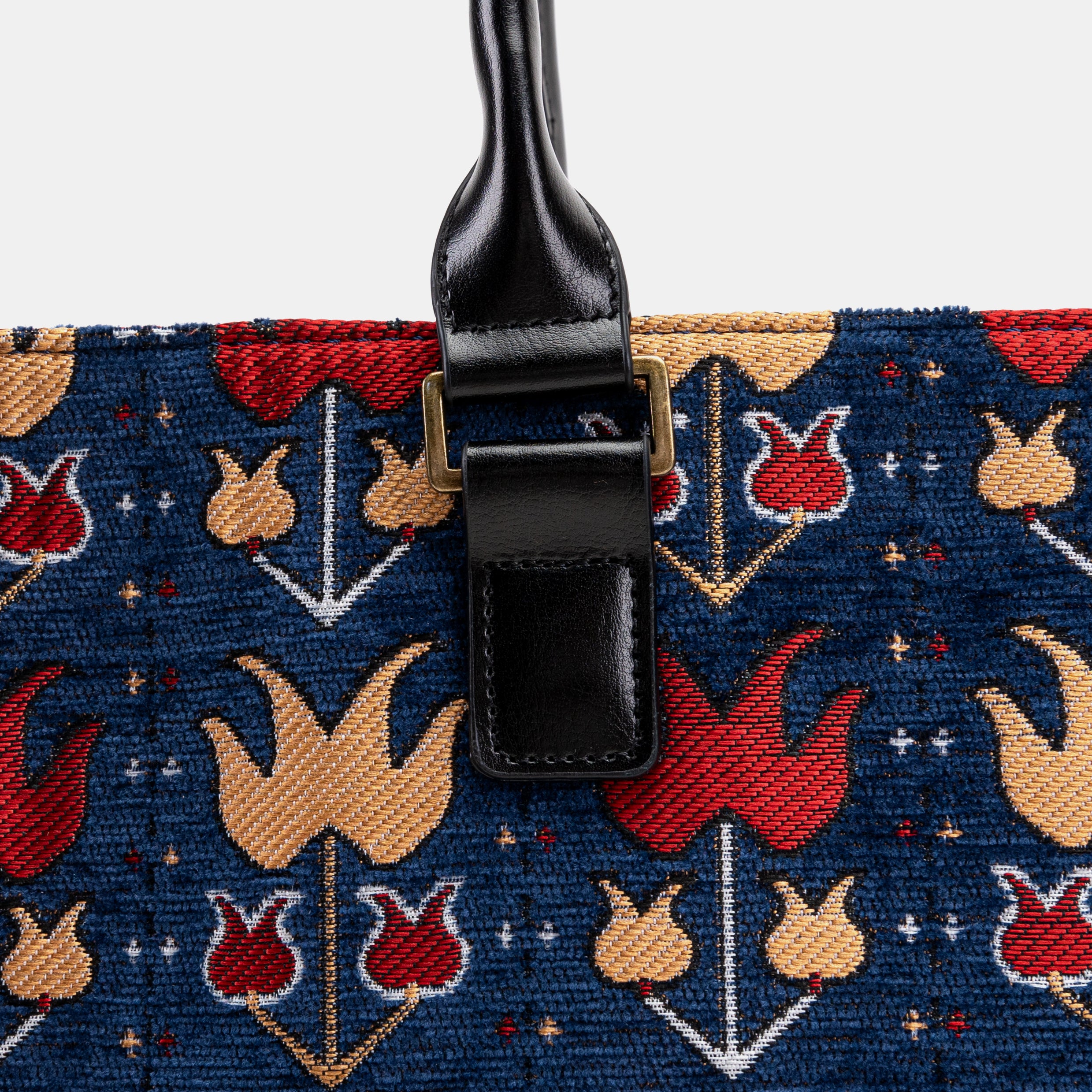 Poppy Bloom Laptop Work Tote of America detail