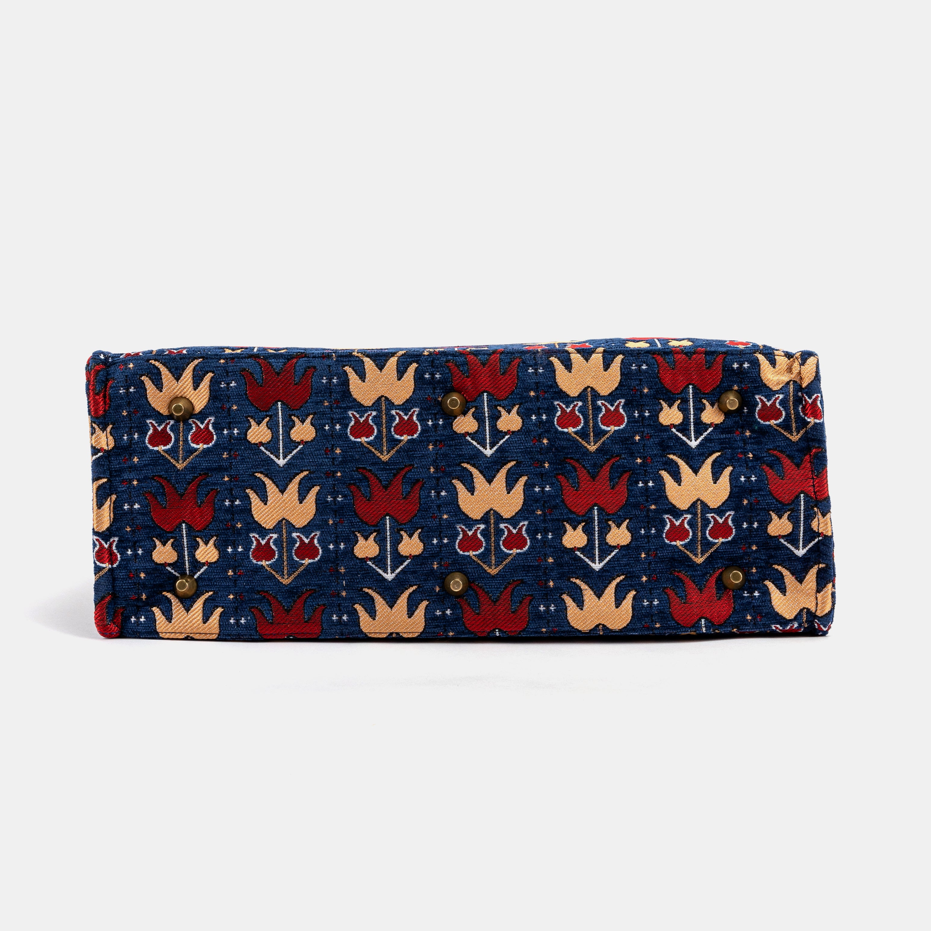 Poppy Bloom Laptop Work Tote of America bottom