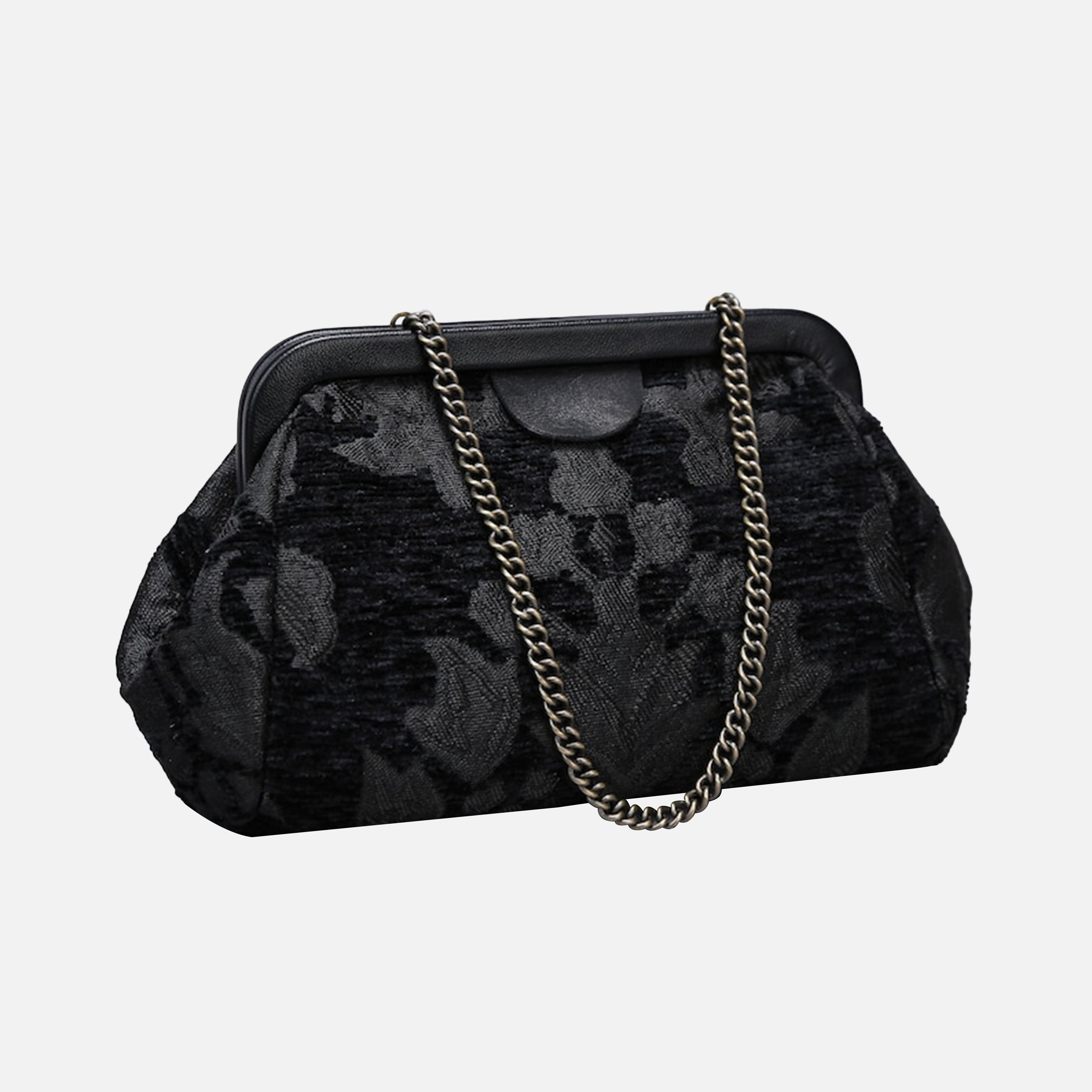 Victorian Blossom blk carpet bag MCW Handmade-1