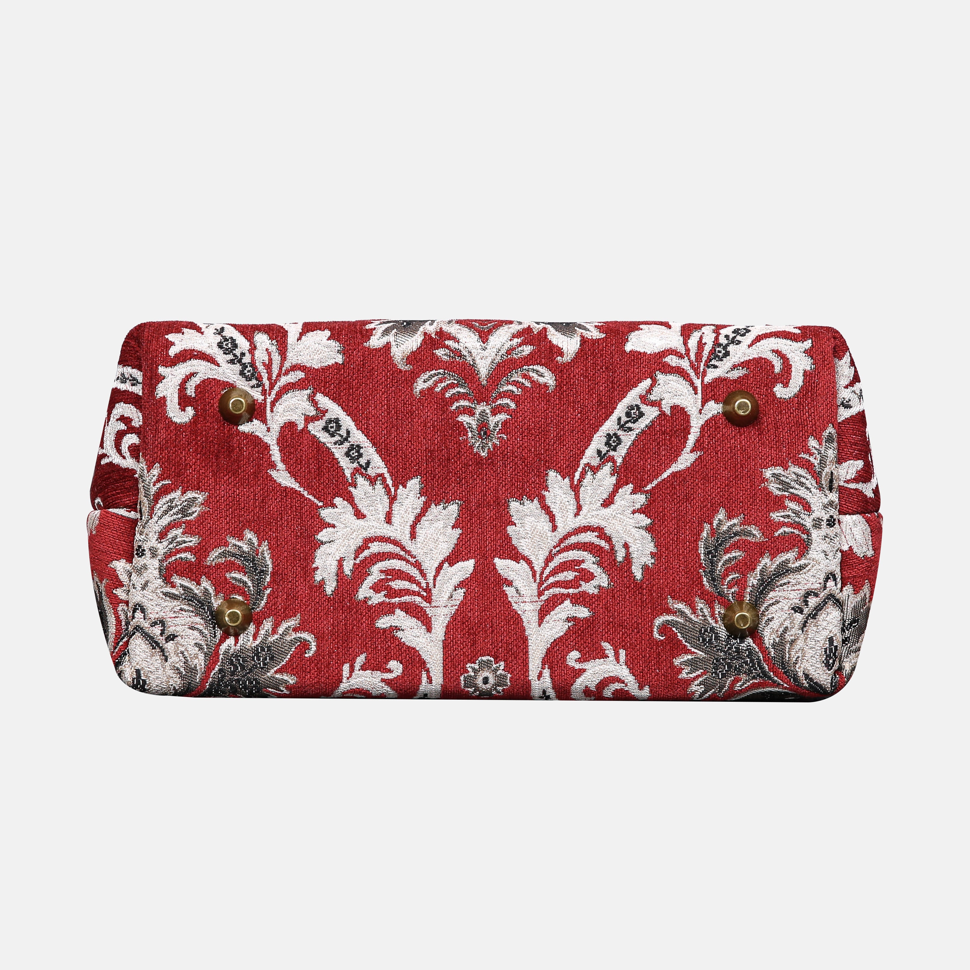 Scalamandre Elizabeth Red Carpet Satchel carpet bag MCW Handmade-3