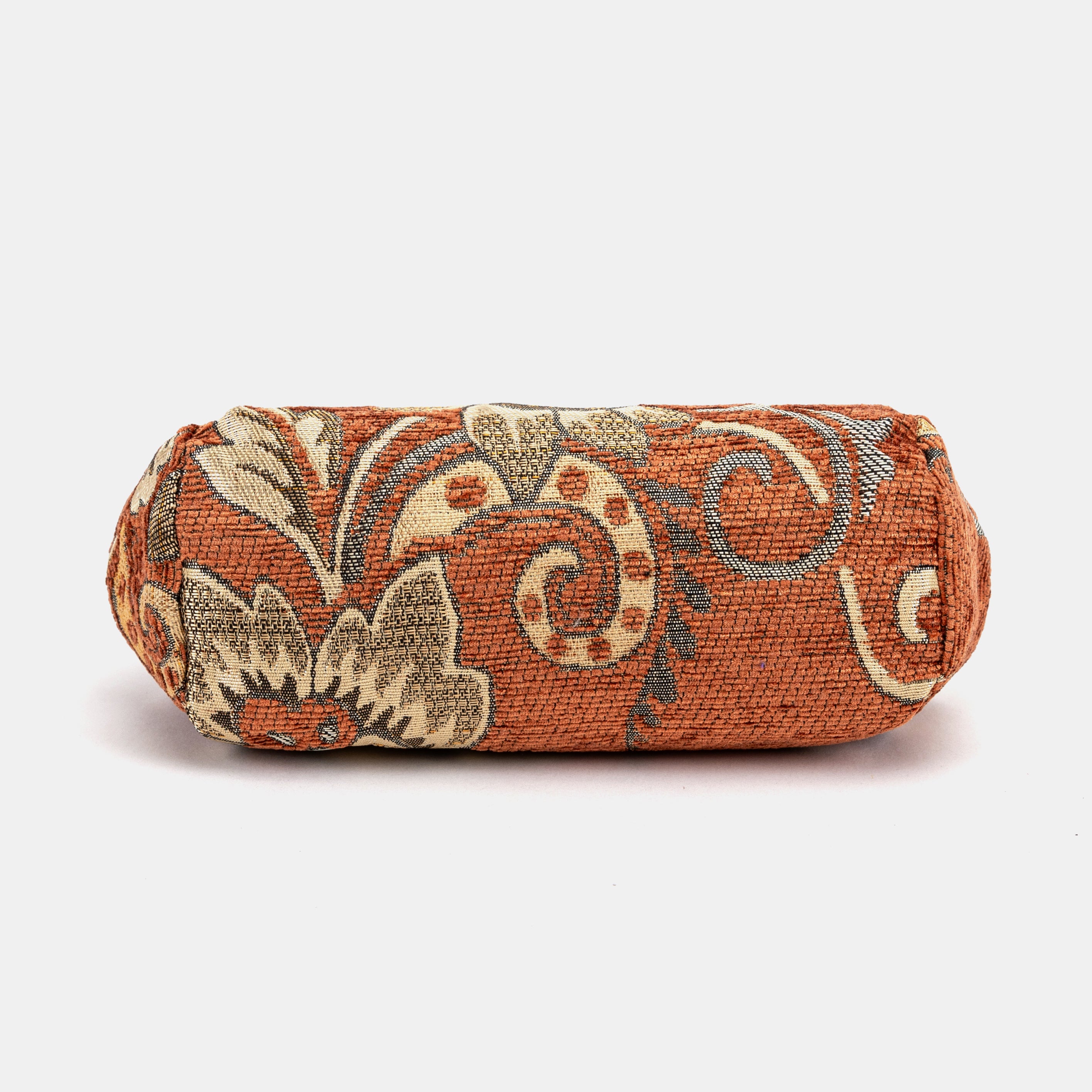 Floral Paisley Orange Evening Bag Clutch of America bottom