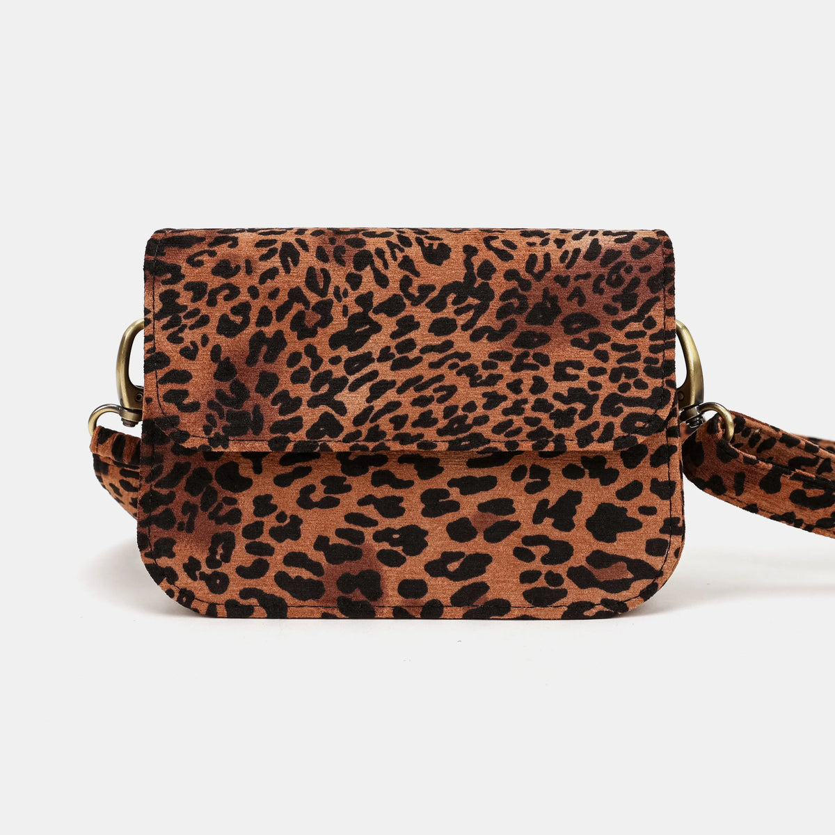 Leopard Classic Flap Crossbody Bag Carpetbag of America main
