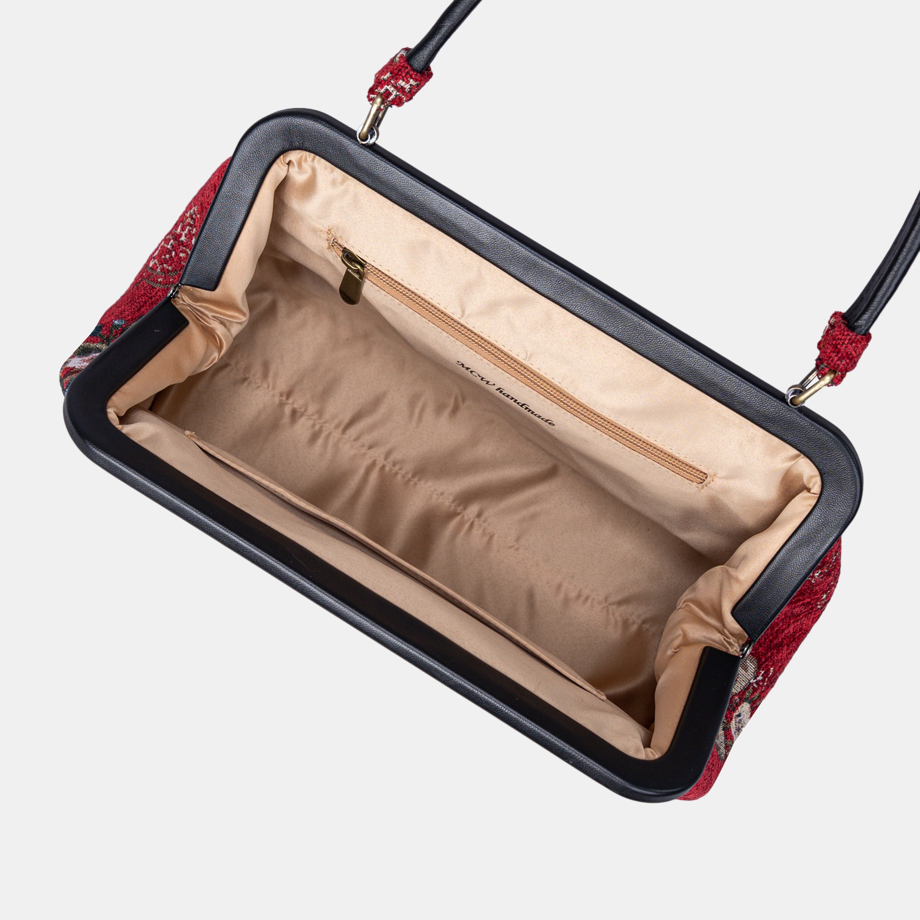 Floral Red Shoulder Bag