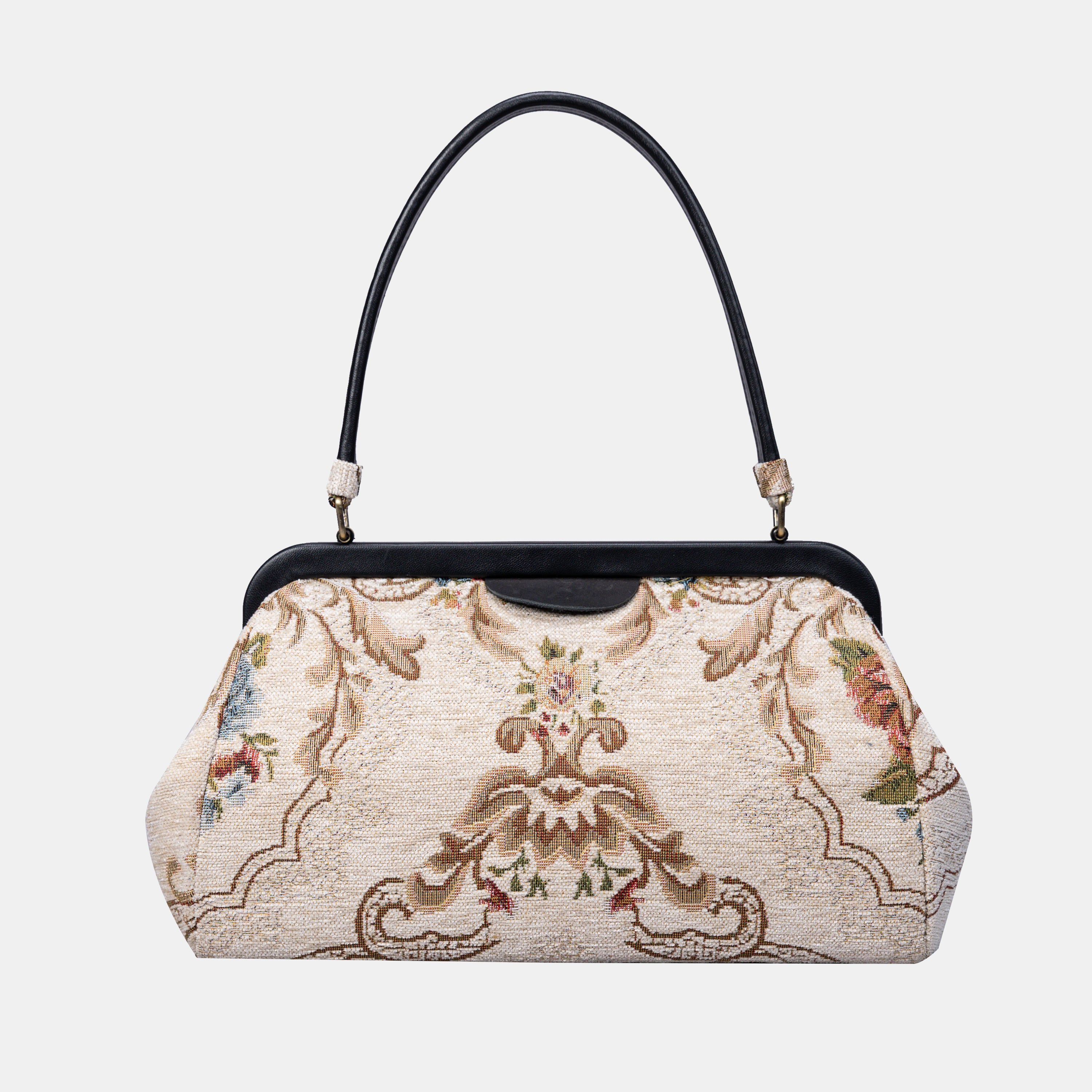 Floral Cream Shoulder Bag