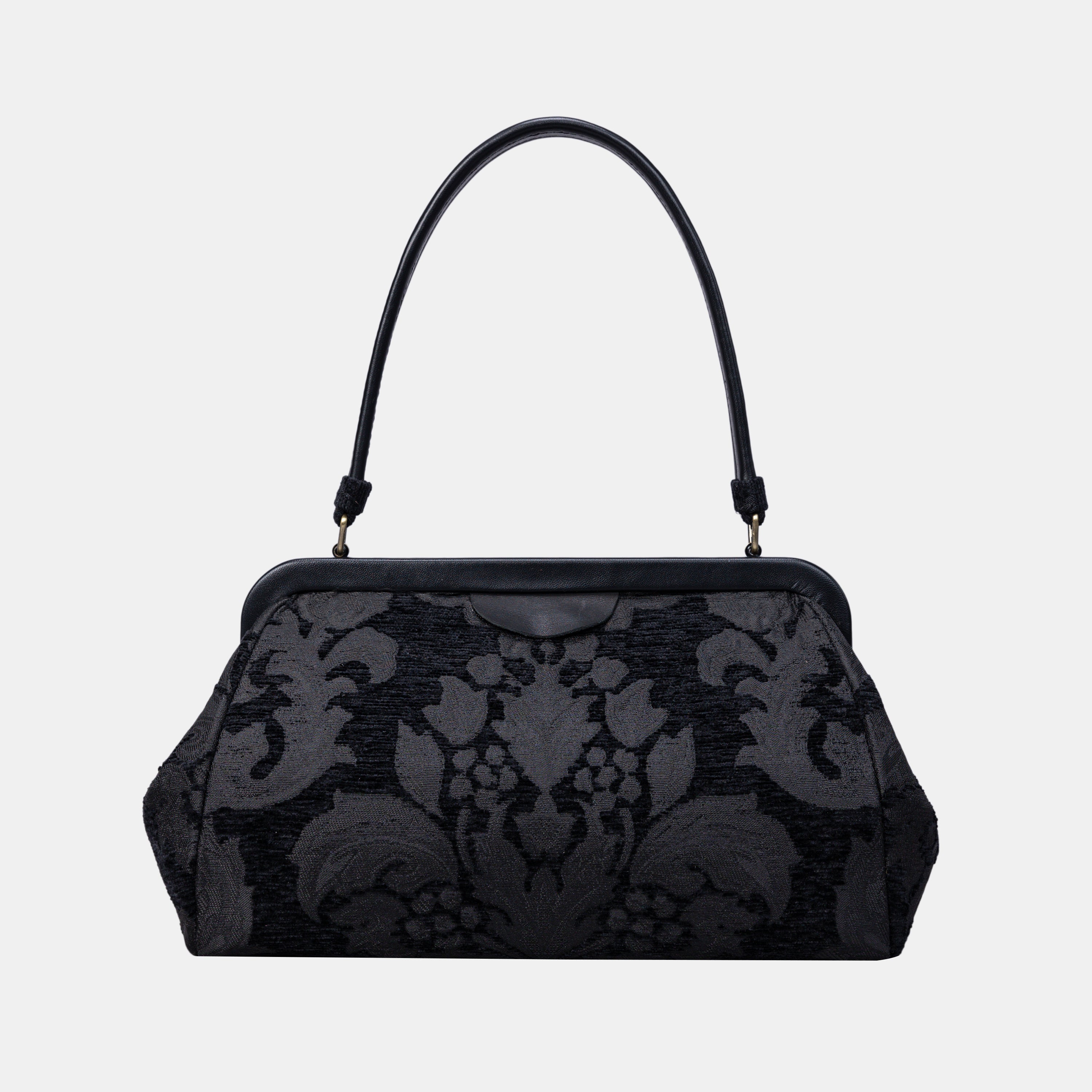 Victorian Blossom Black/Black Shoulder Bag