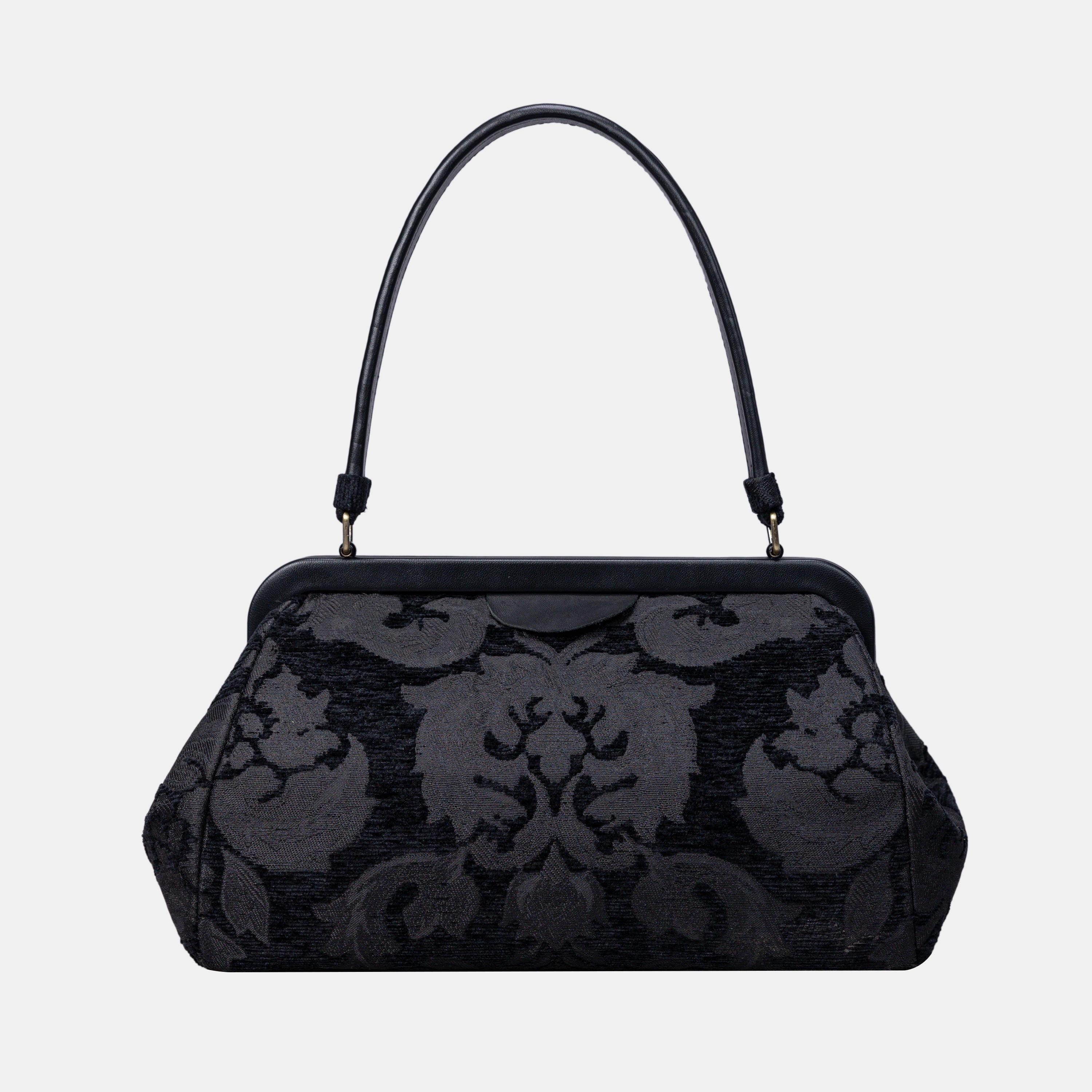 Victorian Blossom Black/Black Shoulder Bag