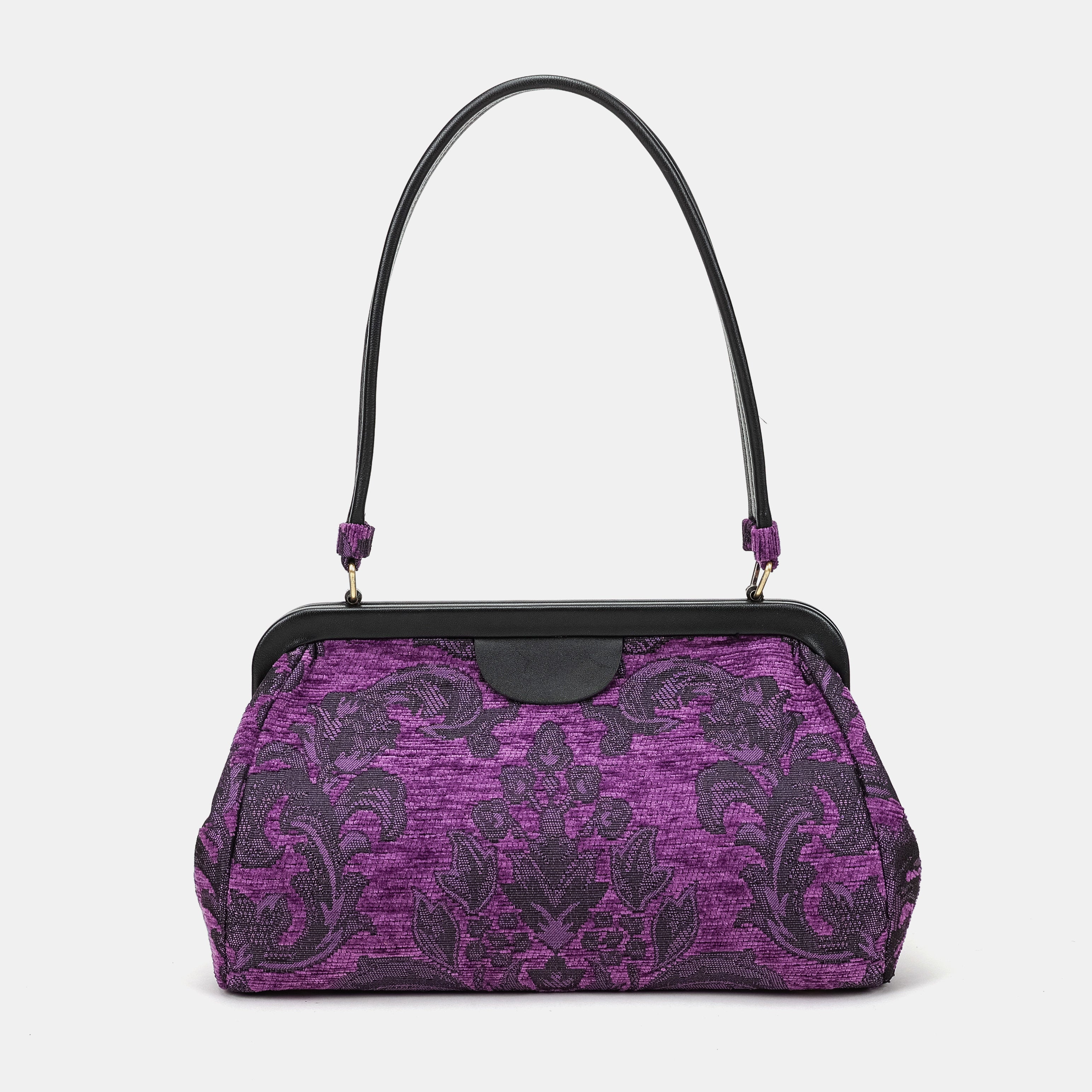 Victorian Blossom purple Shoulder Bag Carpetbag of America main