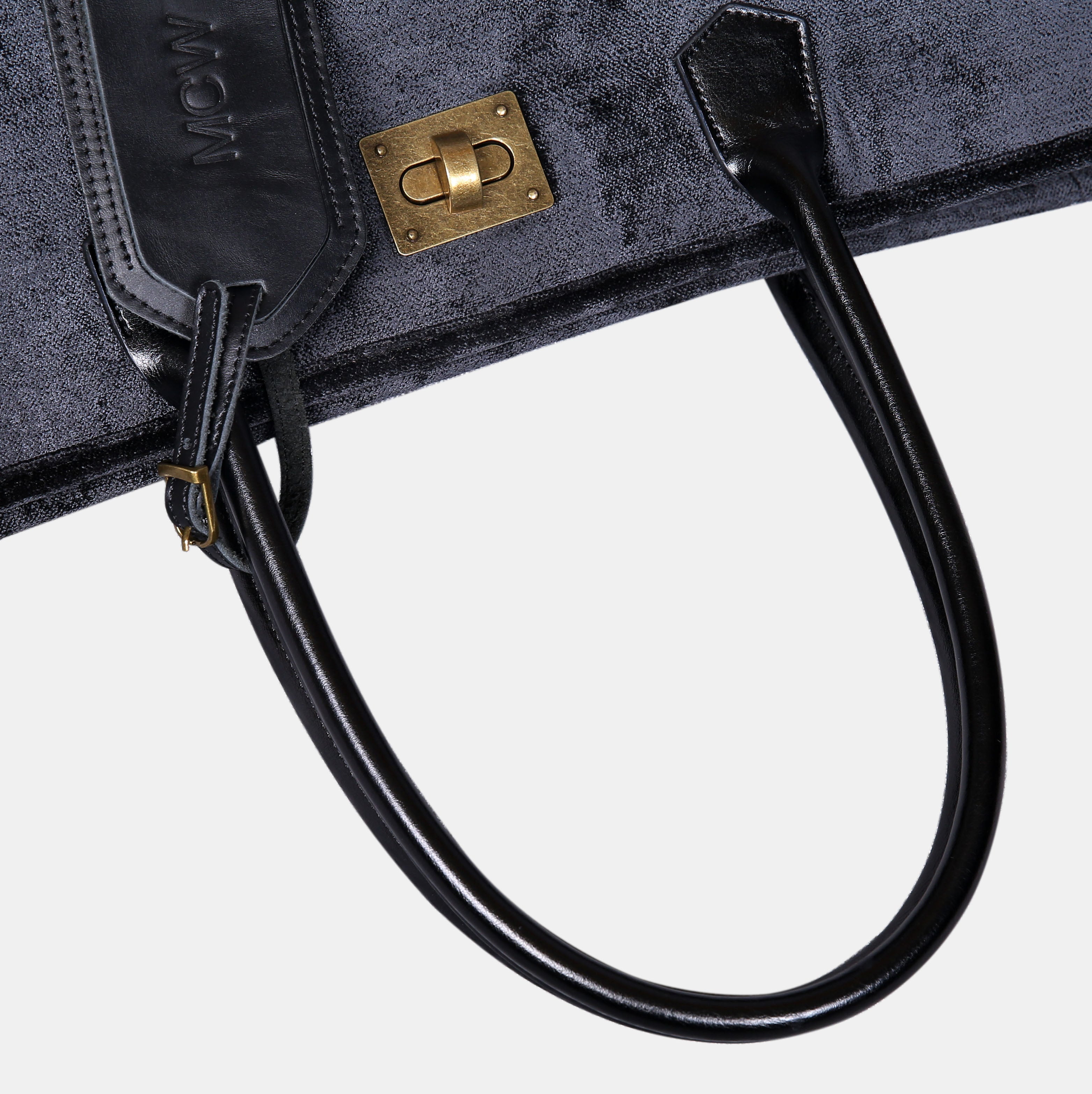 Black Carpet Tote Shopper handle