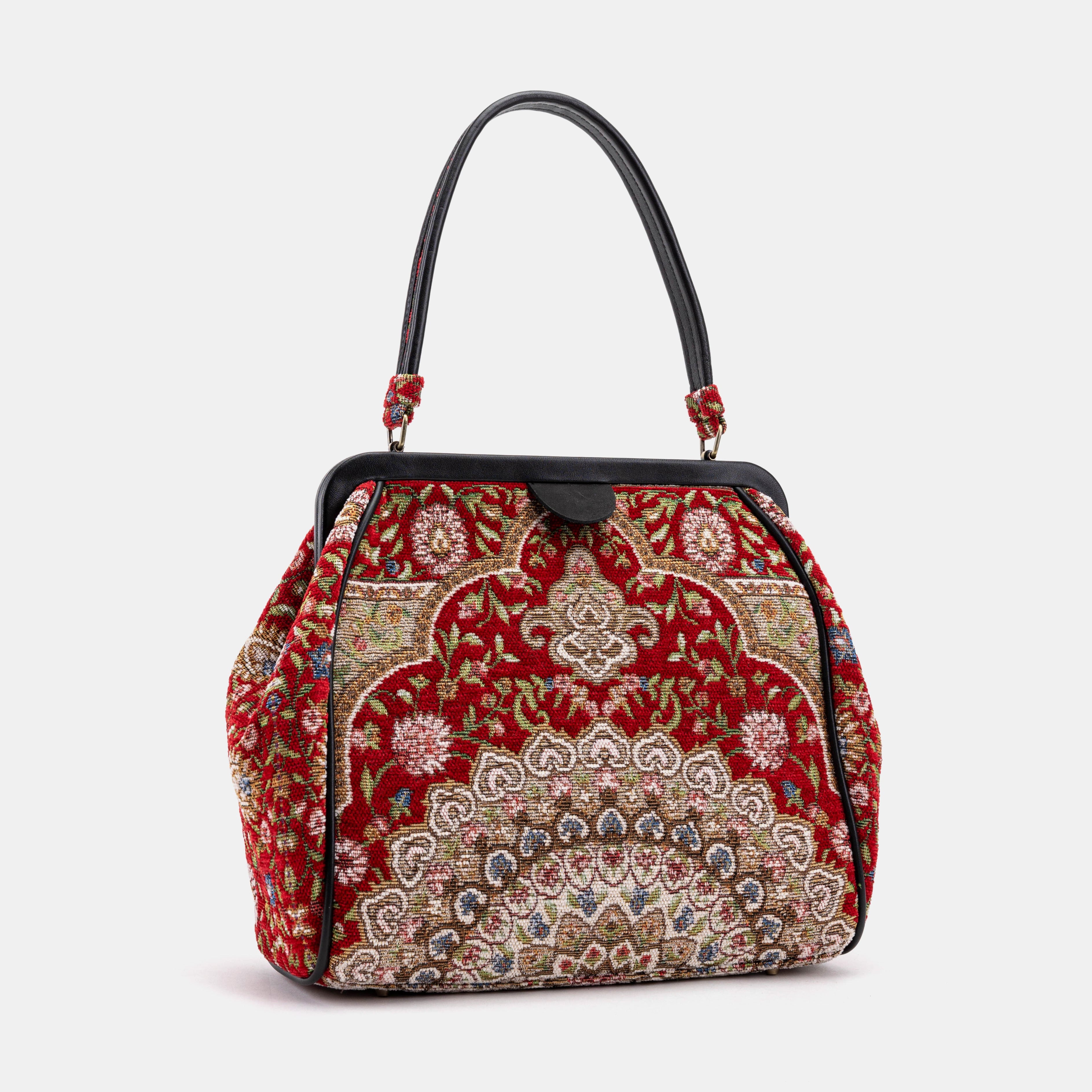Oriental Red Alma Shoulder Bag front side