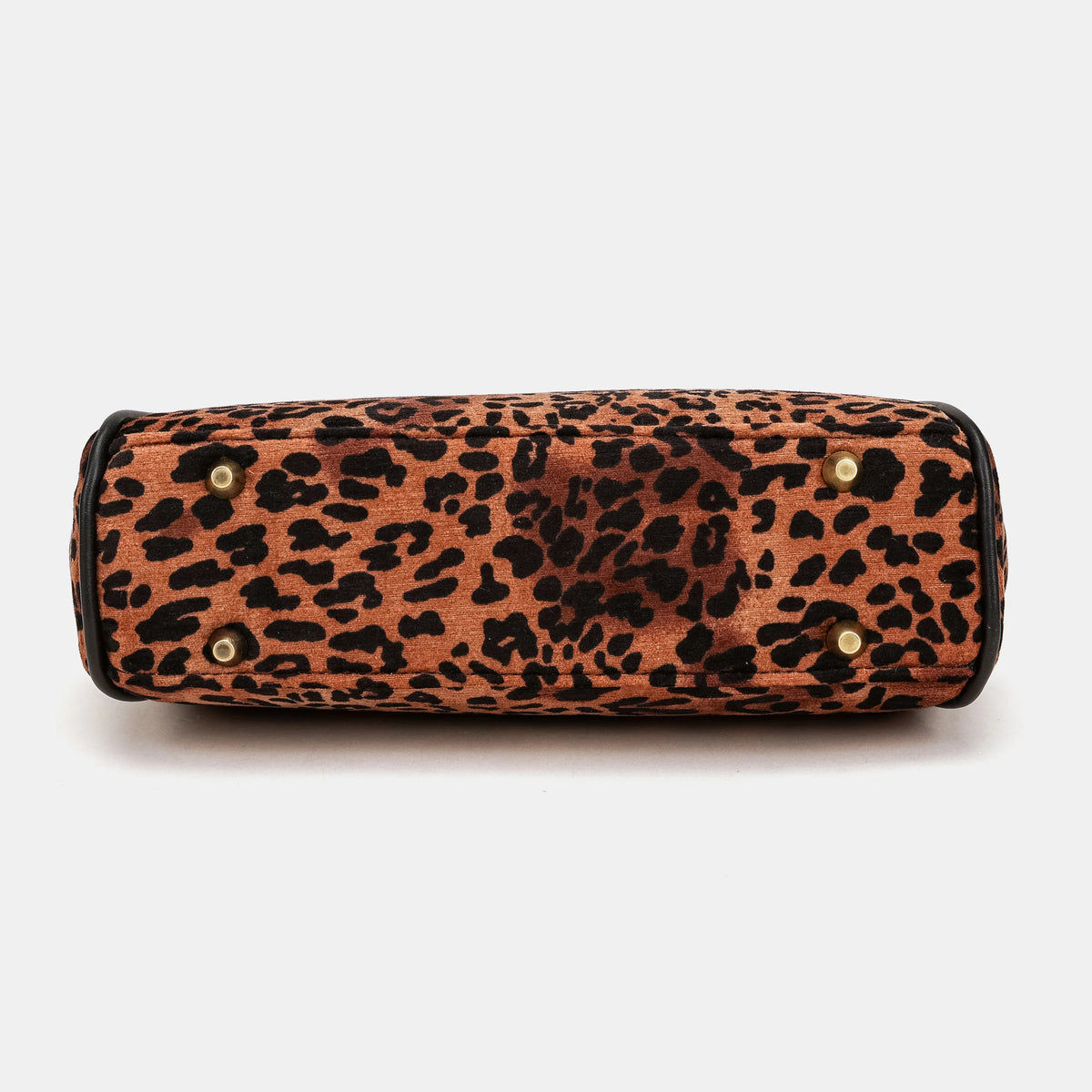 Leopard Classic Alma Satchel Carpetbag of America bottom