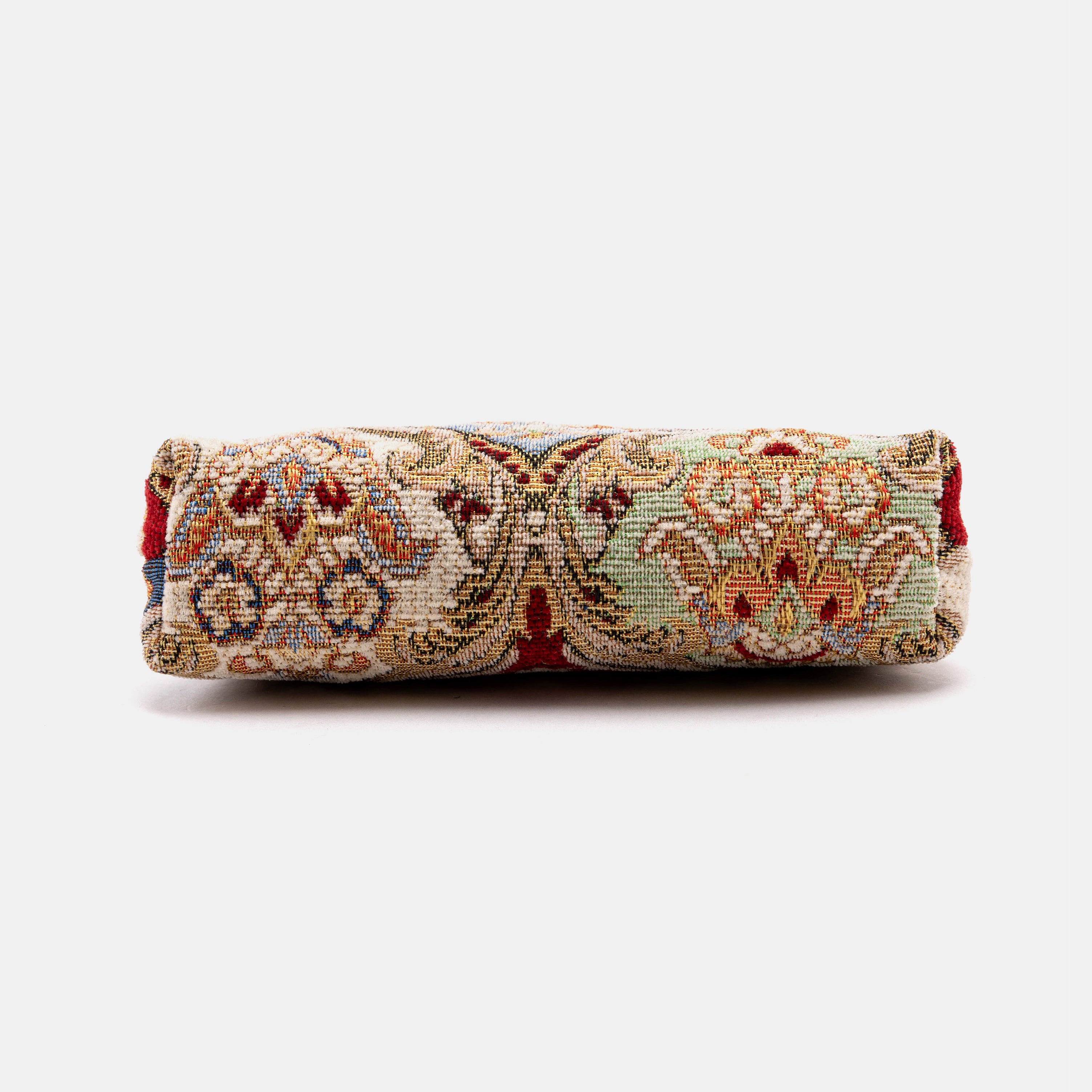 Golden Age Red Alma Evening Clutch Bag bottom