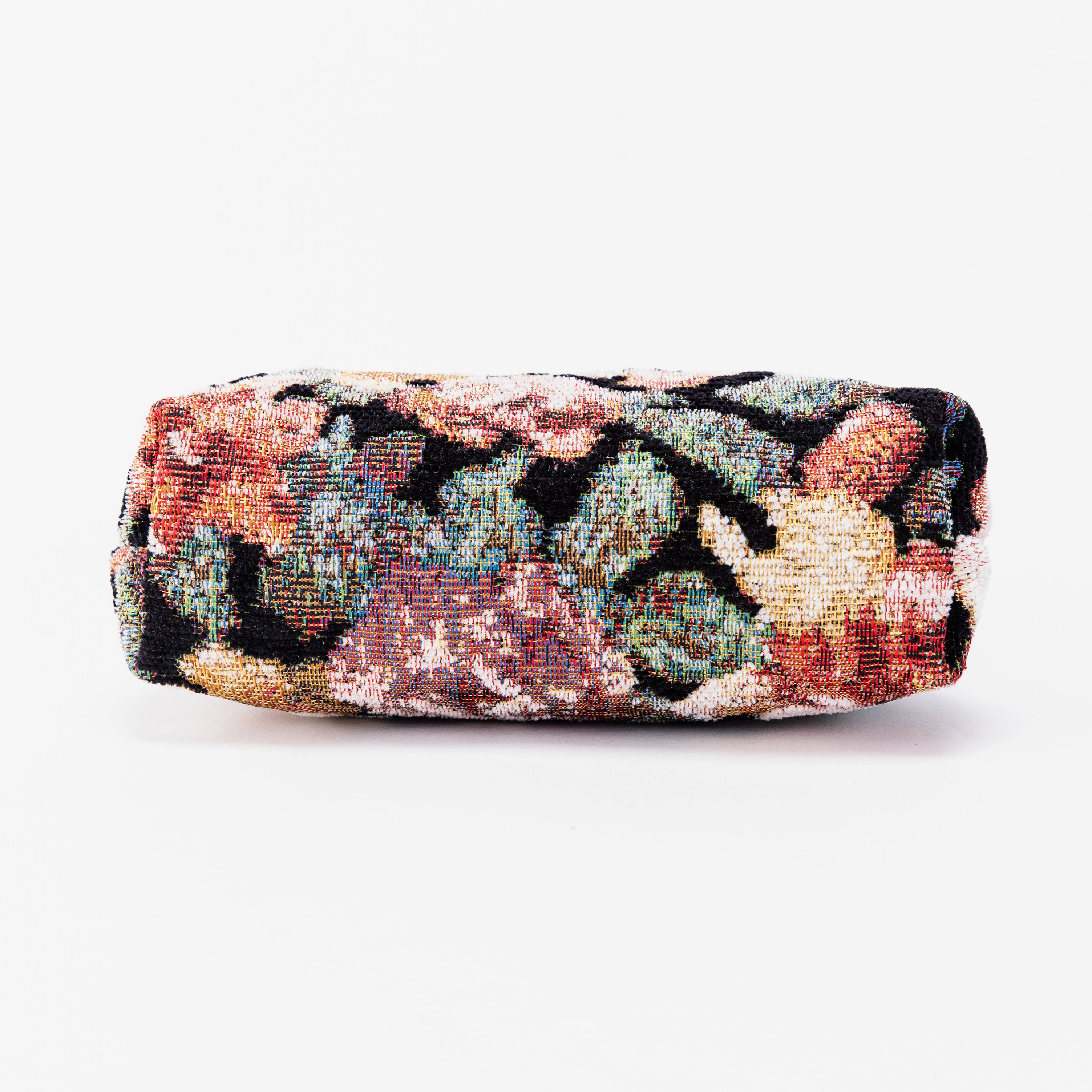 Floral Rose Alma Evening Clutch Carpet Bag bottom