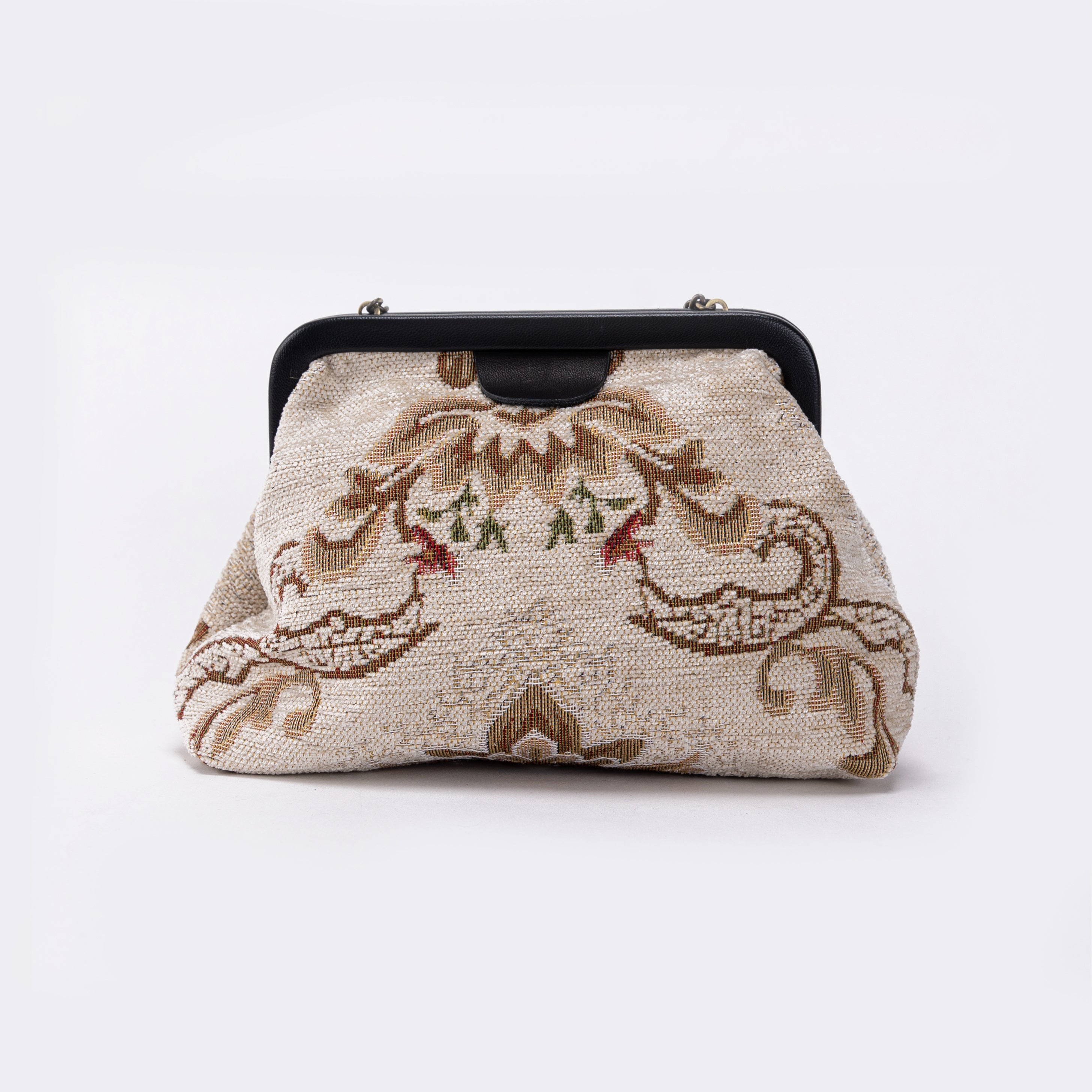 Floral Cream Alma Carpet Bag of America back
