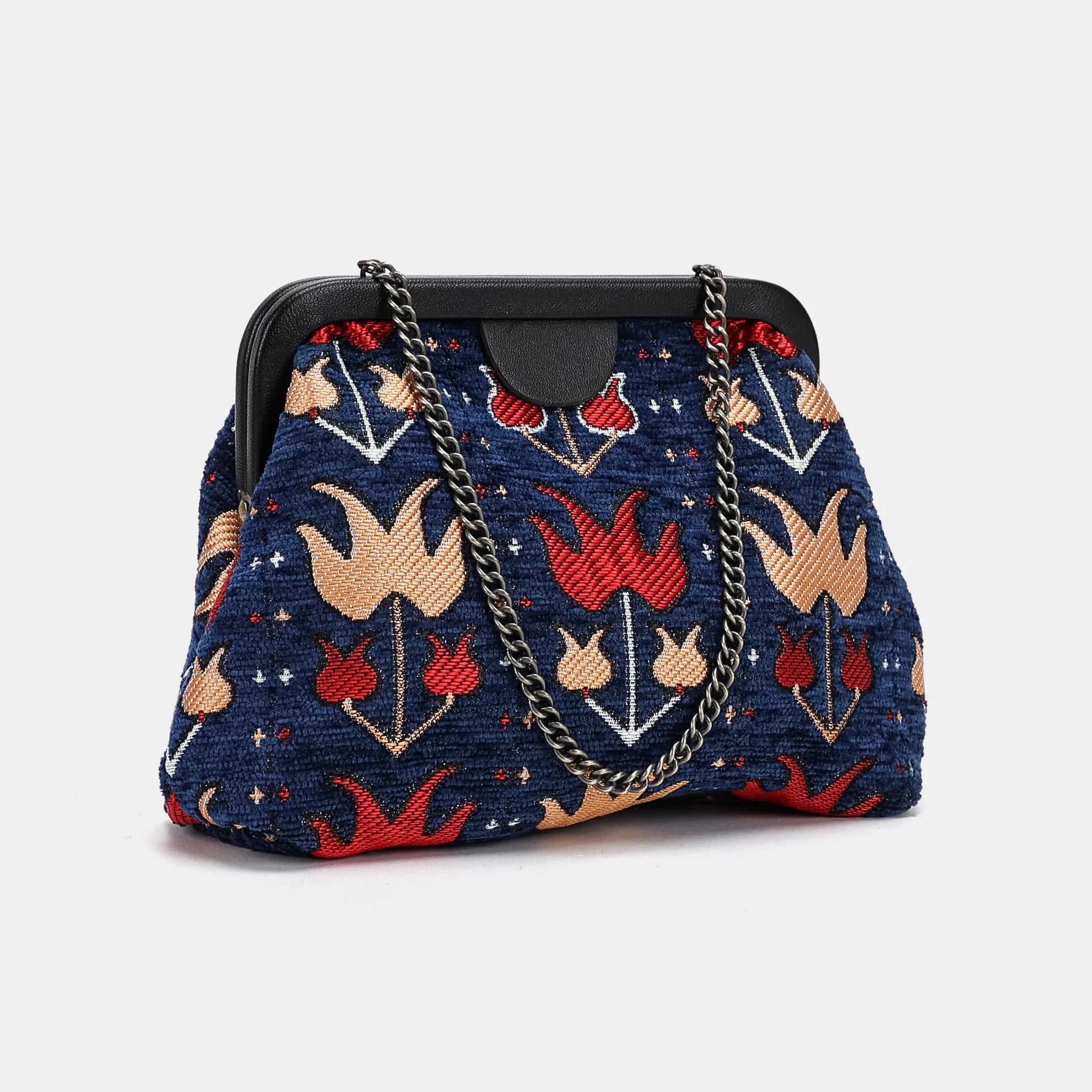 Poppy Bloom Alma Evening Clutch Carpet Bag main
