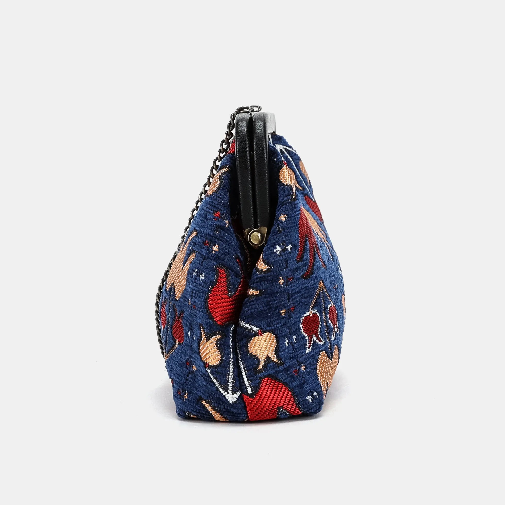 Poppy Bloom Alma Evening Clutch Carpet Bag side