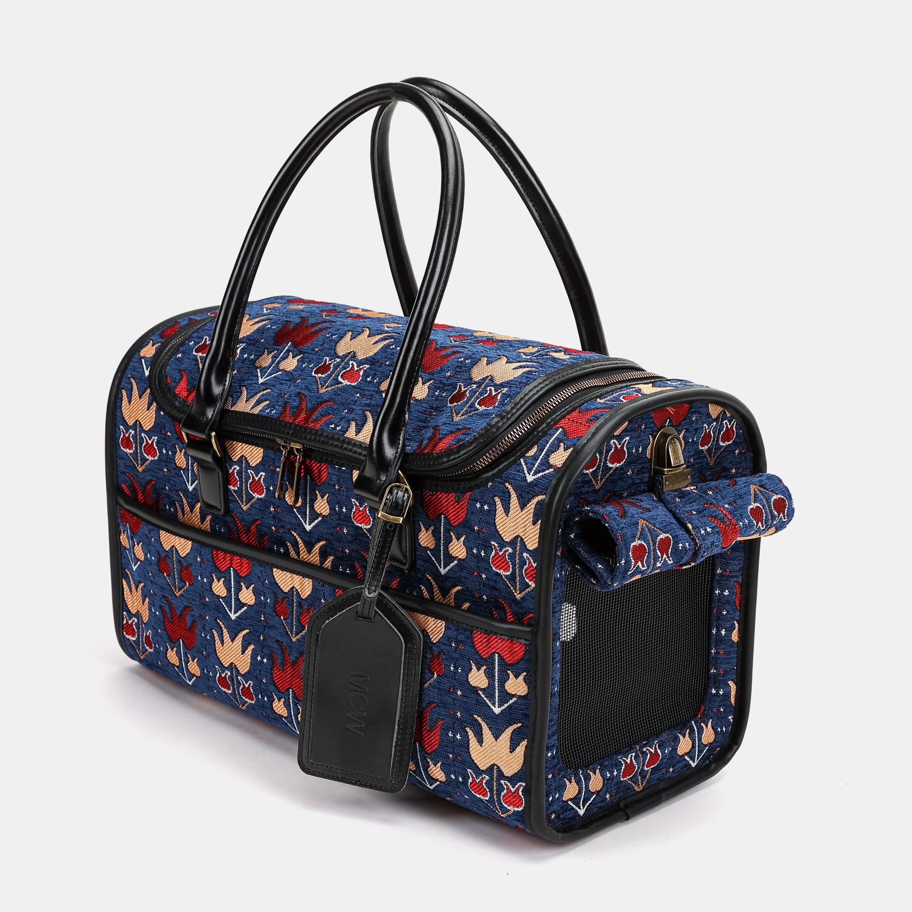Travel Dog Carrier Bag | Poppy Bloom of America-main