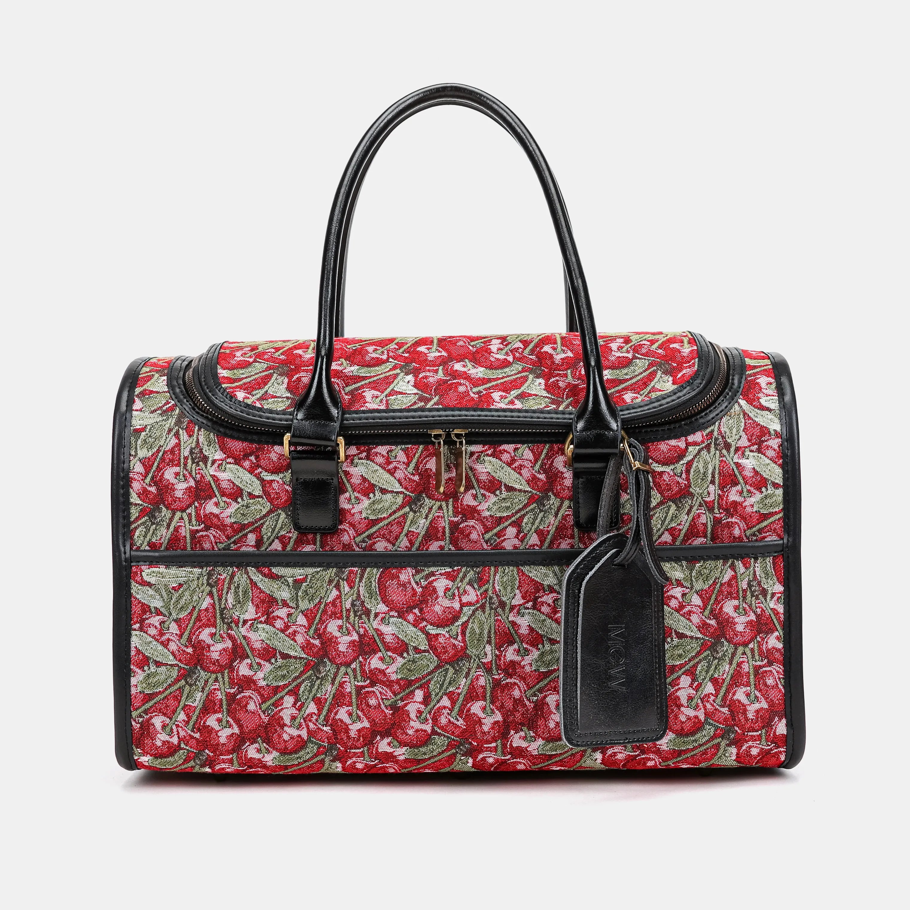 Travel Dog Carrier Bag Cherry Cascade of America front