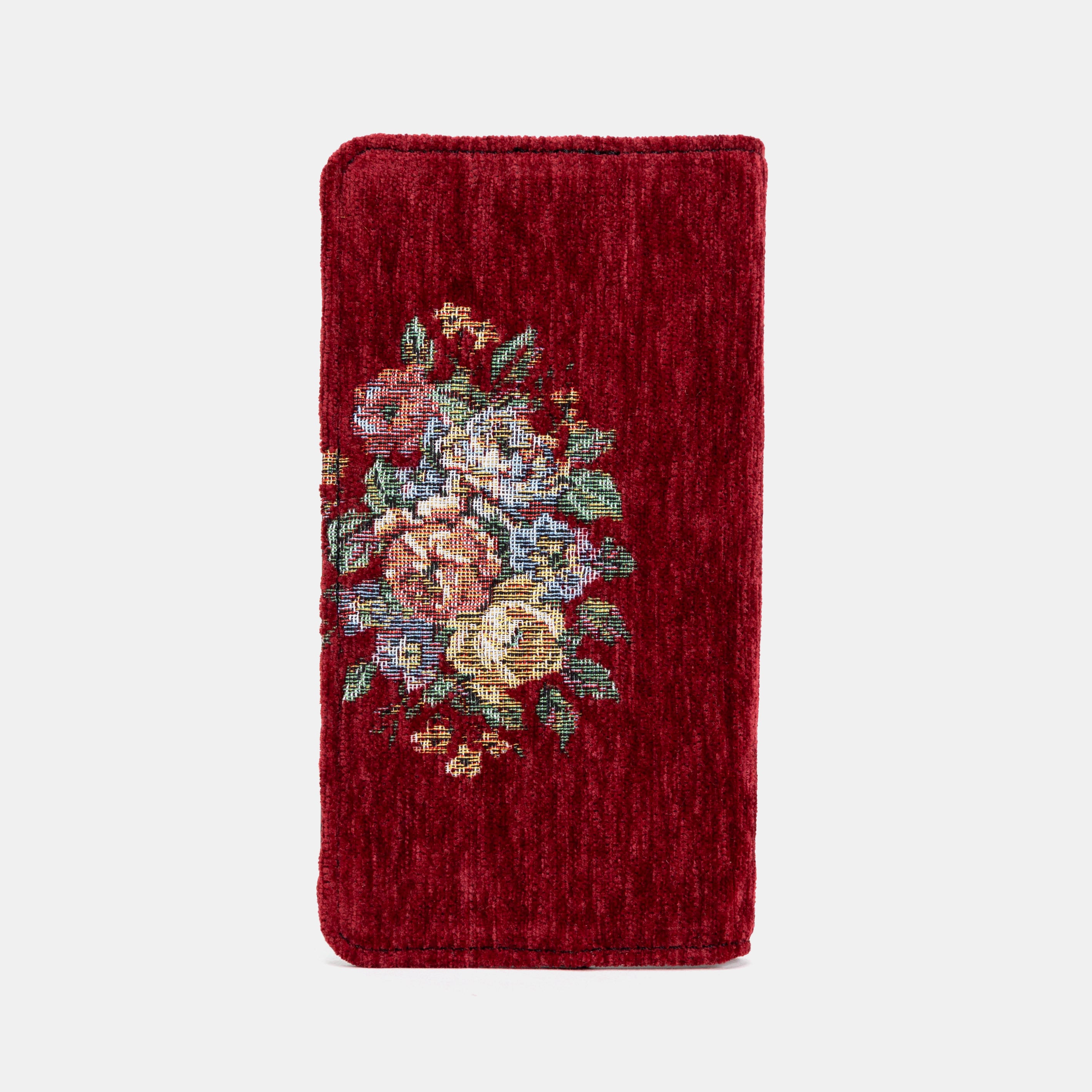 Rose Bouquet Red Checkbook Cover