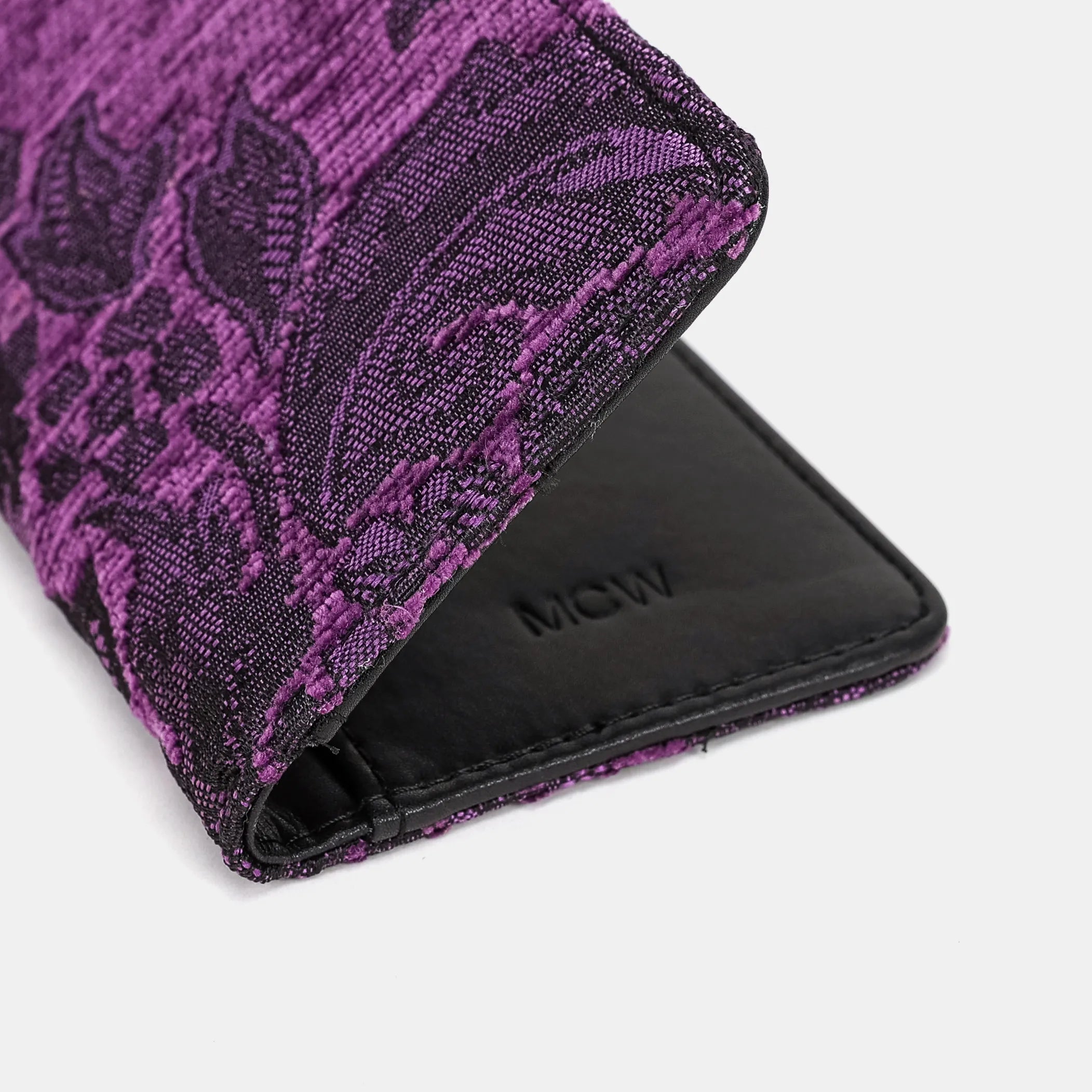 Victorian Blossom Purple Checkbook Cover of America bottom