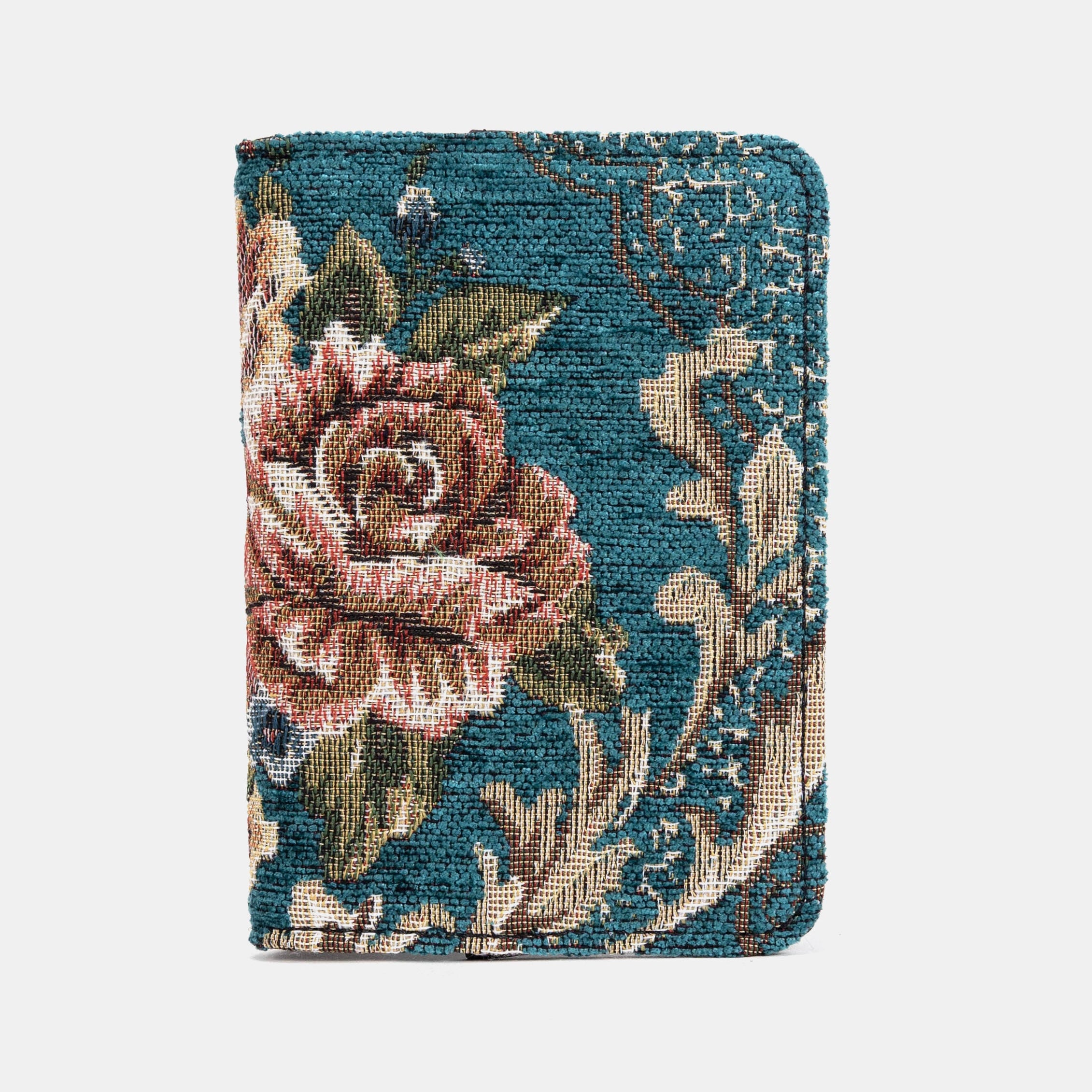 Floral Teal Passport Cover