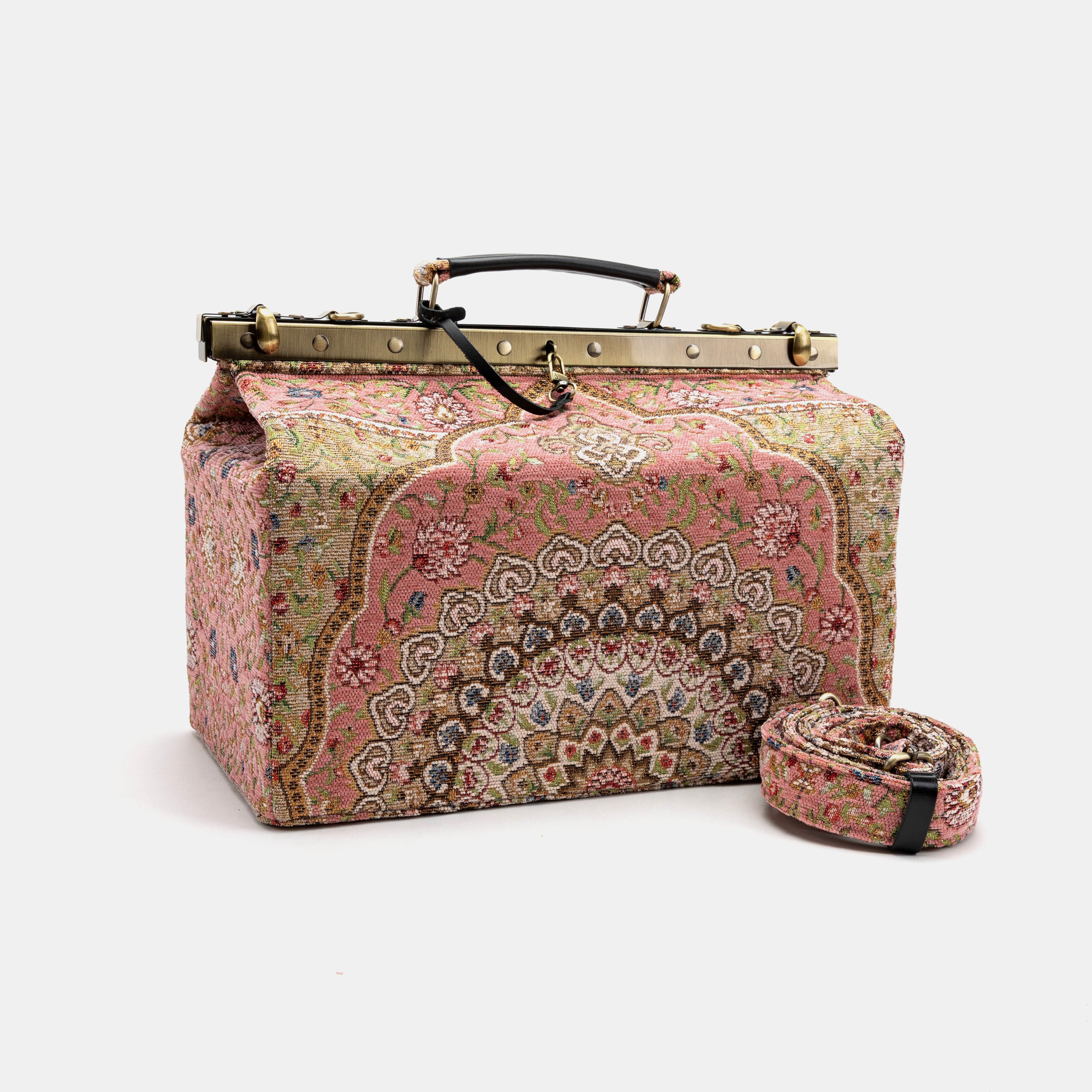 Oriental Pink Genevieve Carpet Gladstone Bag main