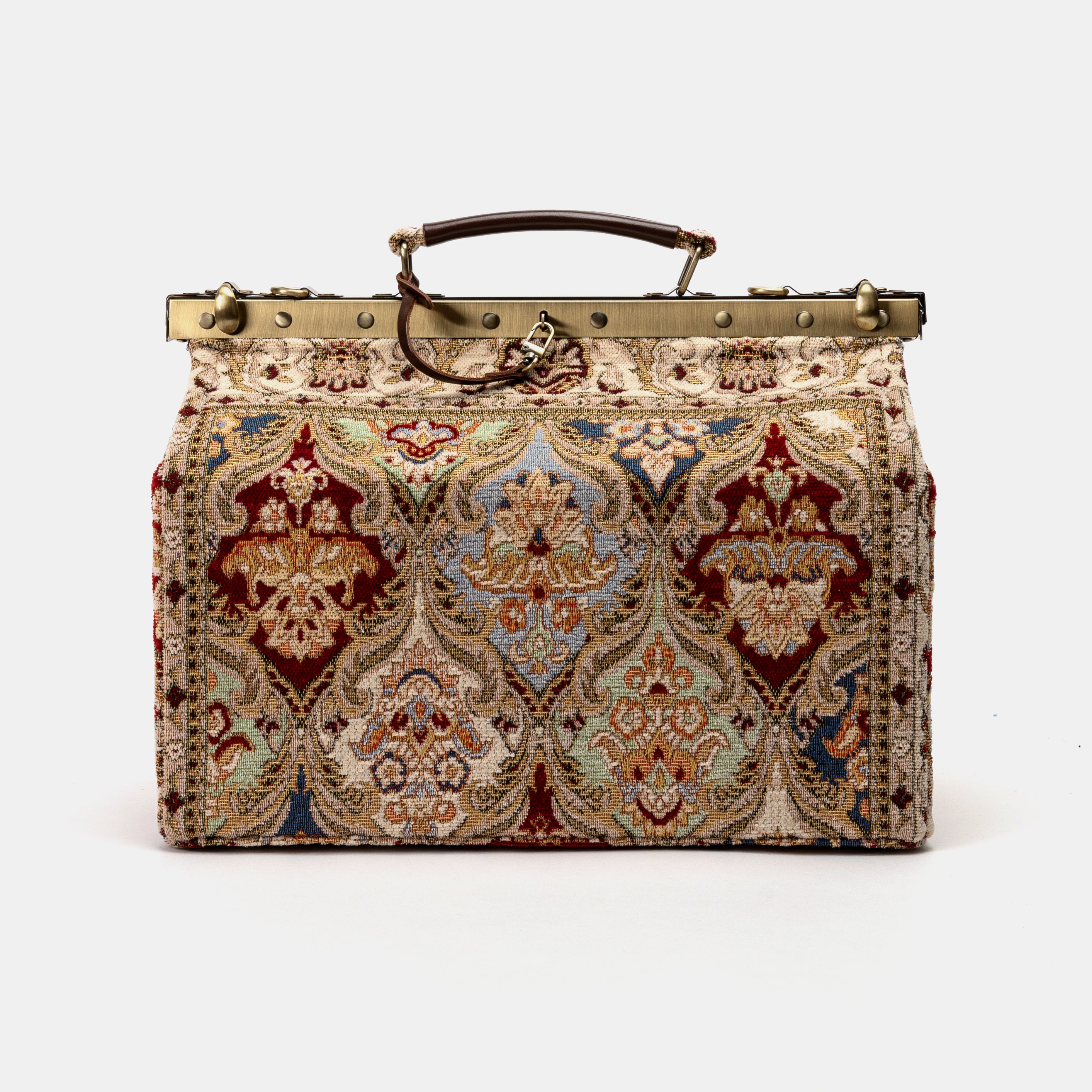 Golden Age Red Genevieve Carpet Gladstone Bag of America front