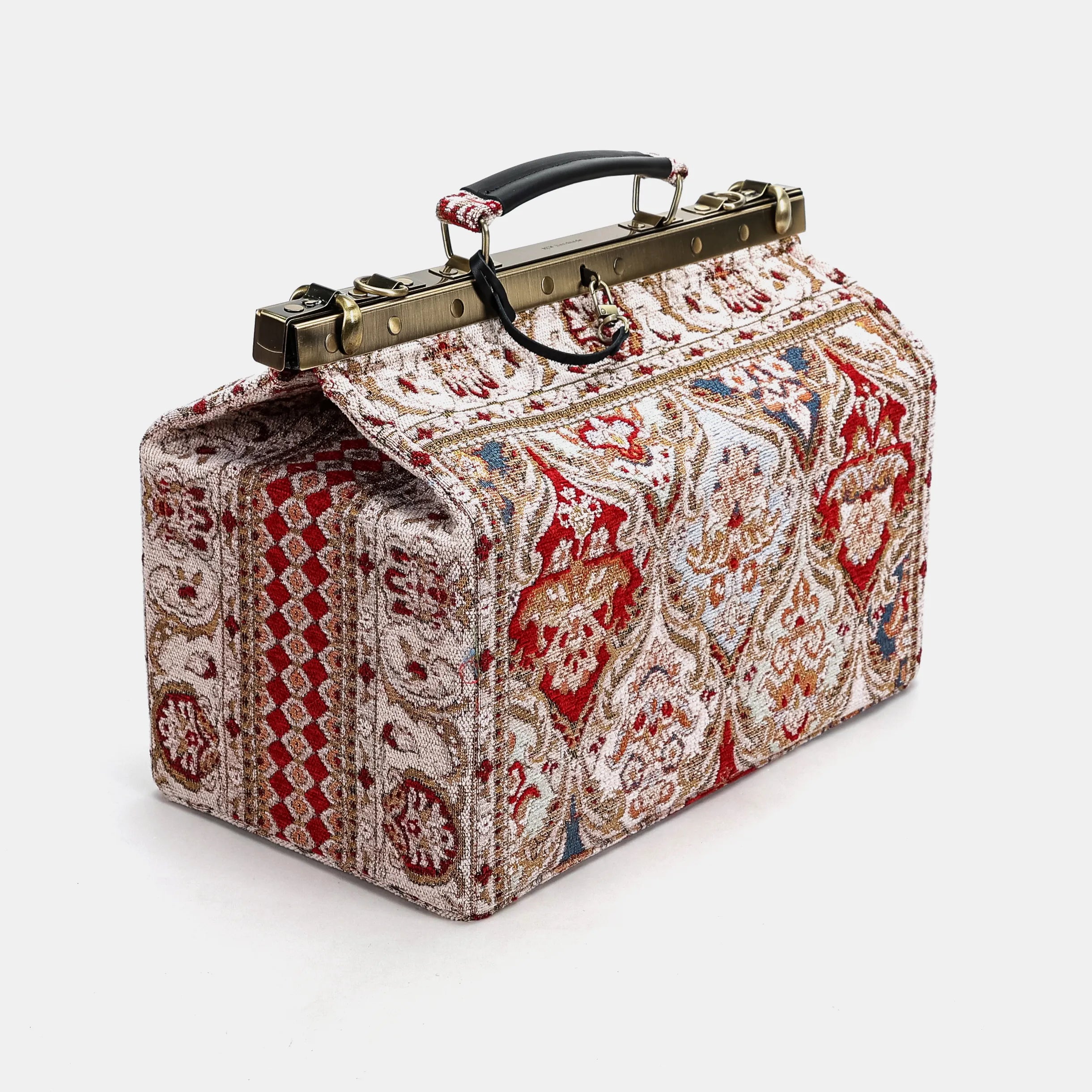 Golden Age Red Genevieve Carpet Gladstone Bag of America front side