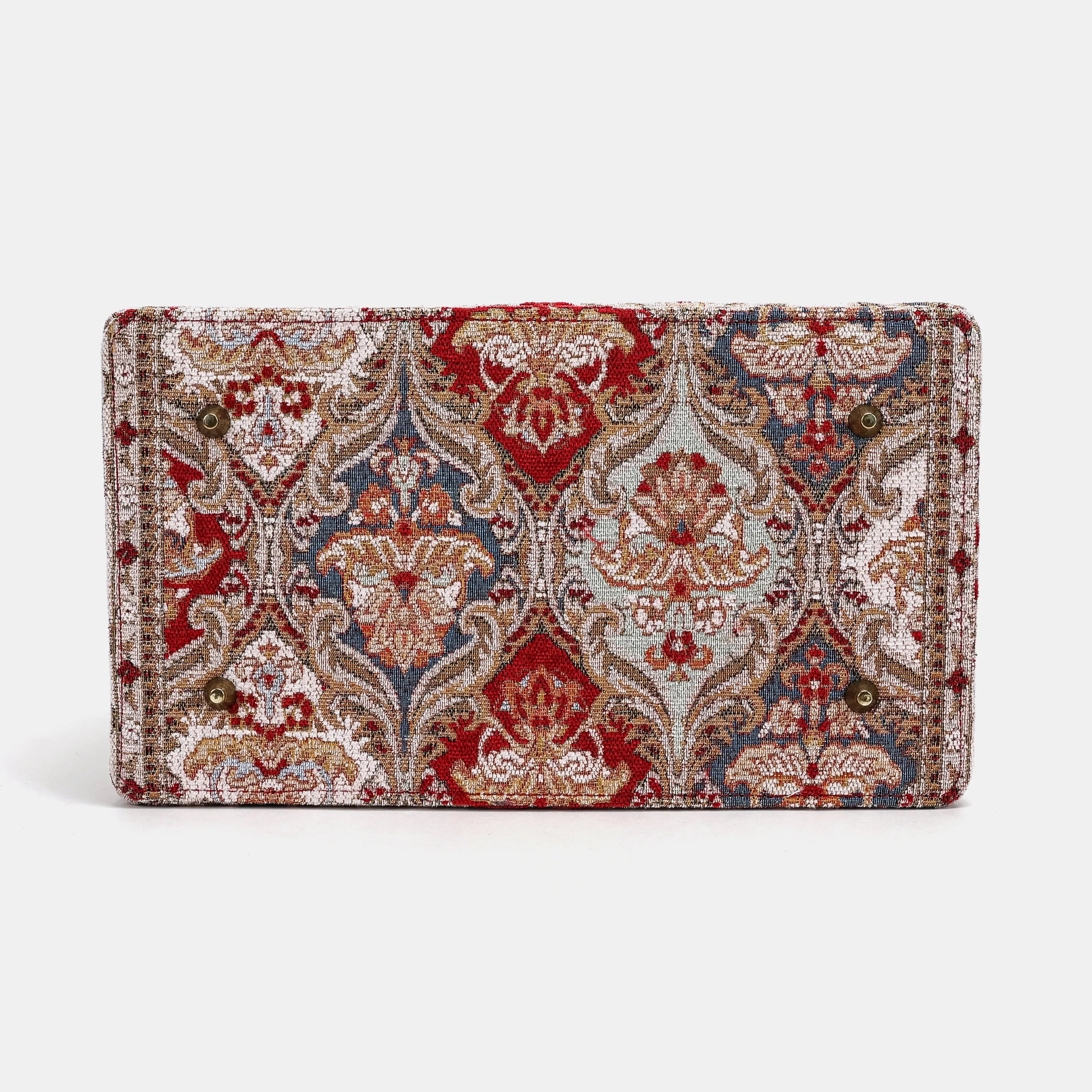 Golden Age Red Genevieve Carpet Gladstone Bag of America bottom