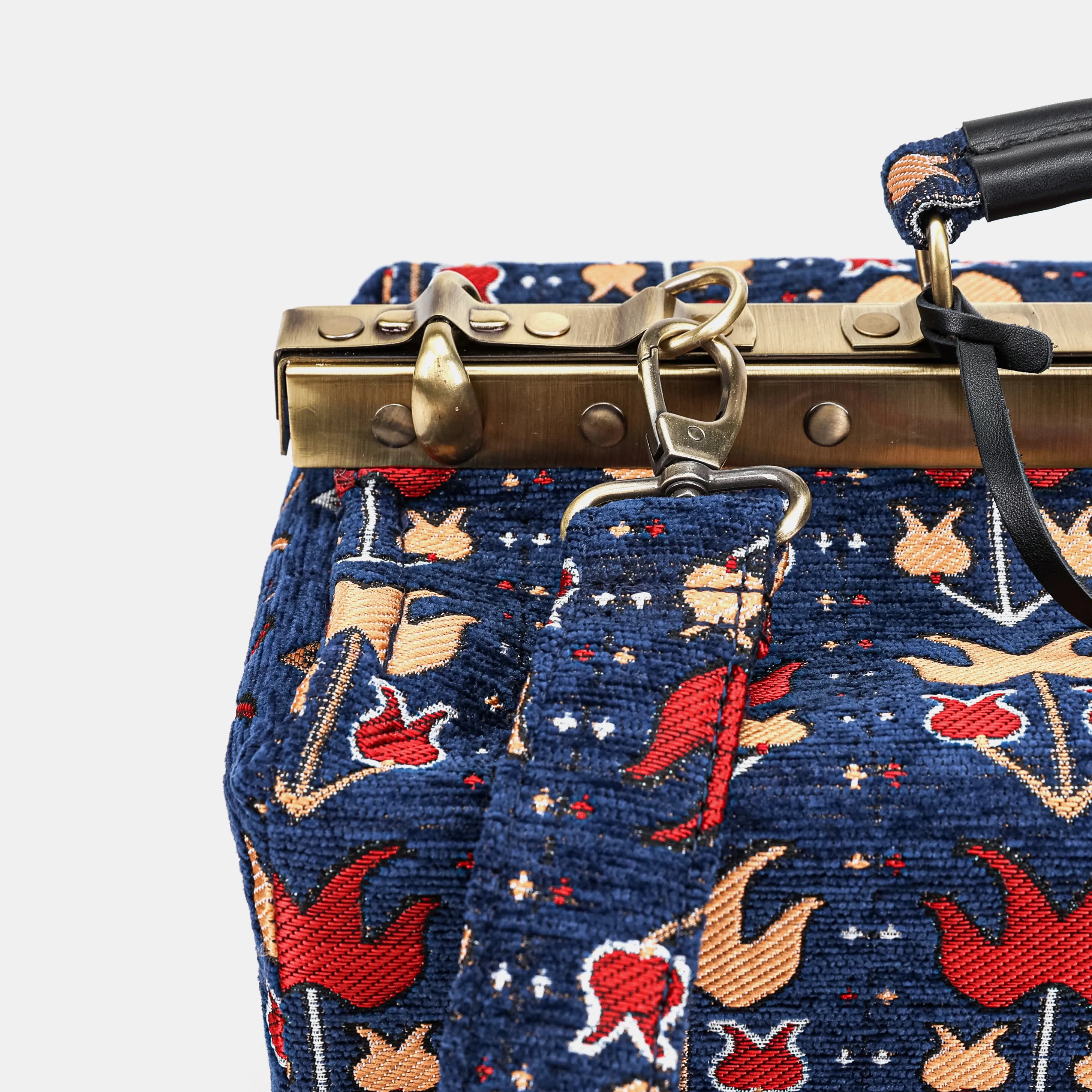 Poppy Bloom Genevieve Gladstone Carpet Doctor Bag of America clasp