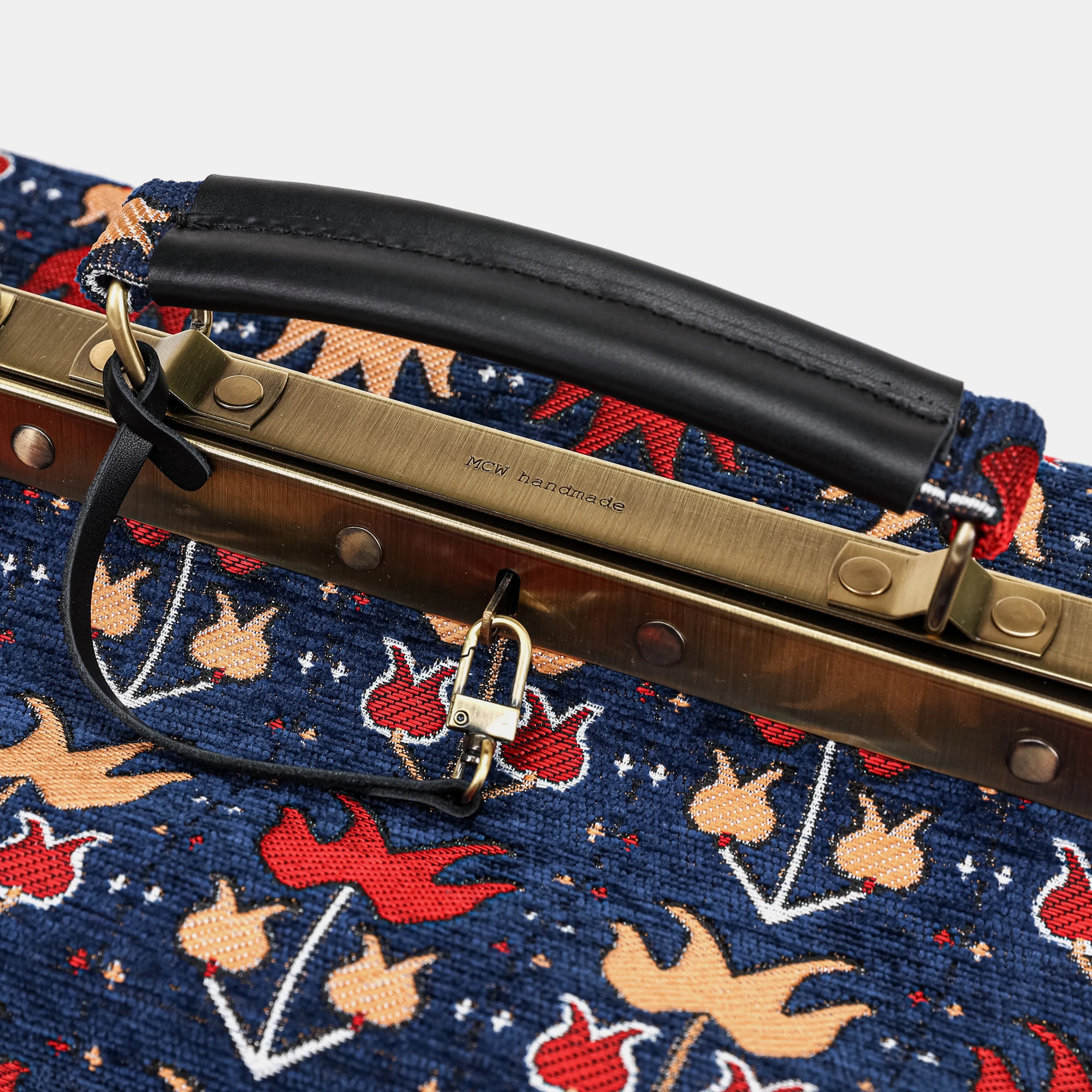 Poppy Bloom Genevieve Gladstone Carpet Doctor Bag of America logo