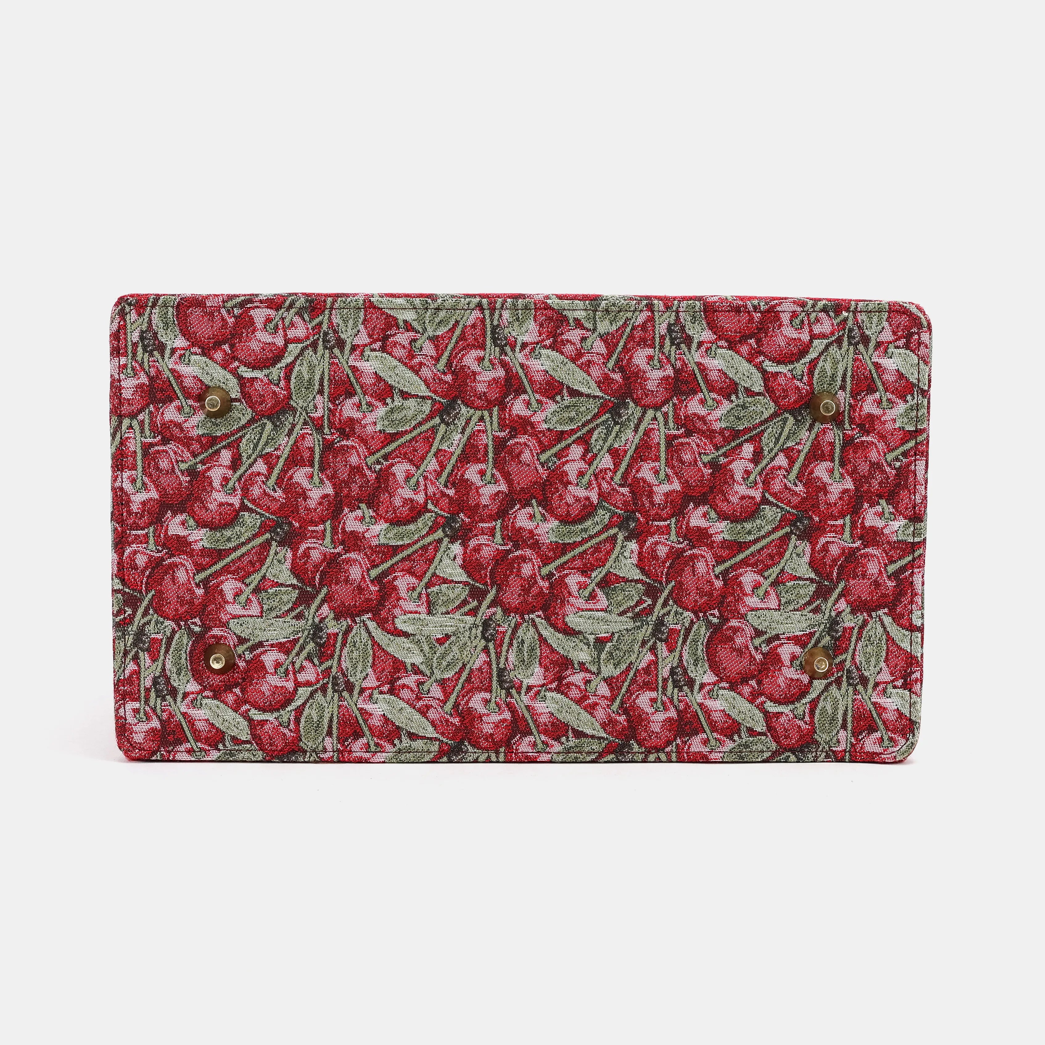 Cherry Cascade Carpet Gladstone Bag bottom